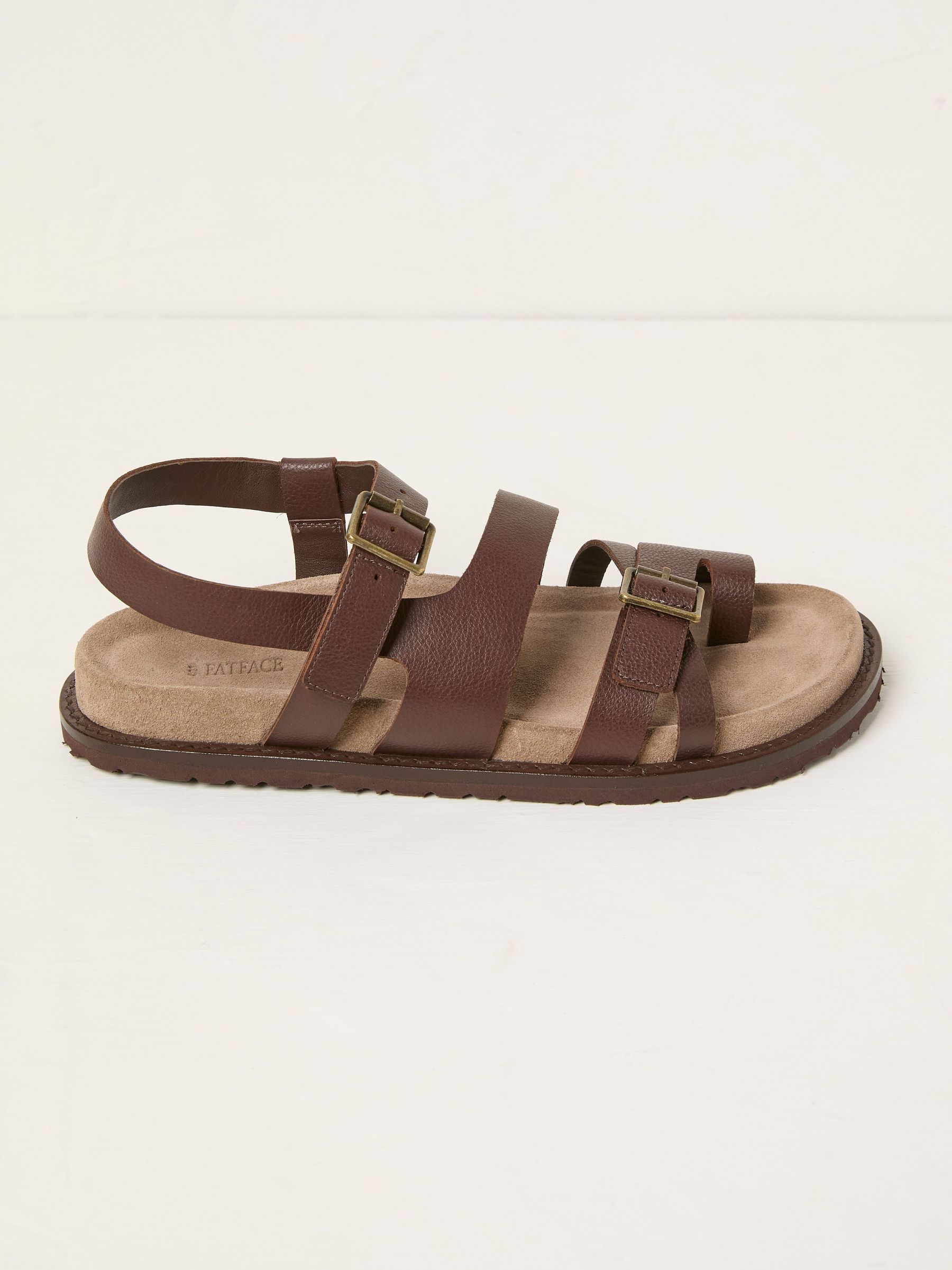 Chocolate Brown Toe Post Sandal (AT1855) | $113