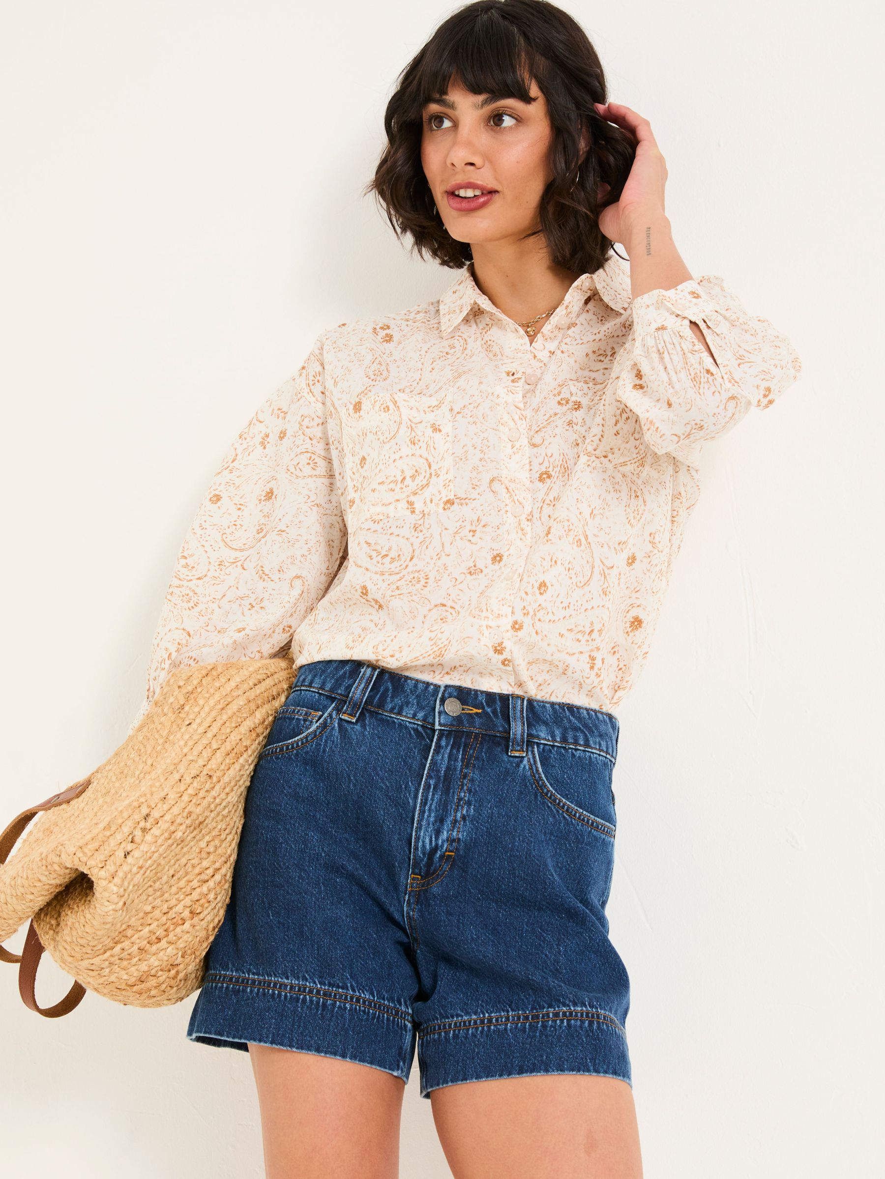 Whitney Ivory Paisley Shirt (AT2388) | €60.50