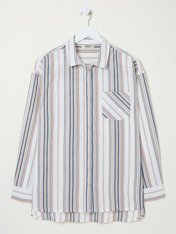 Multi 100% Cotton Carolin Stripe Shirt (AT5673) | €32