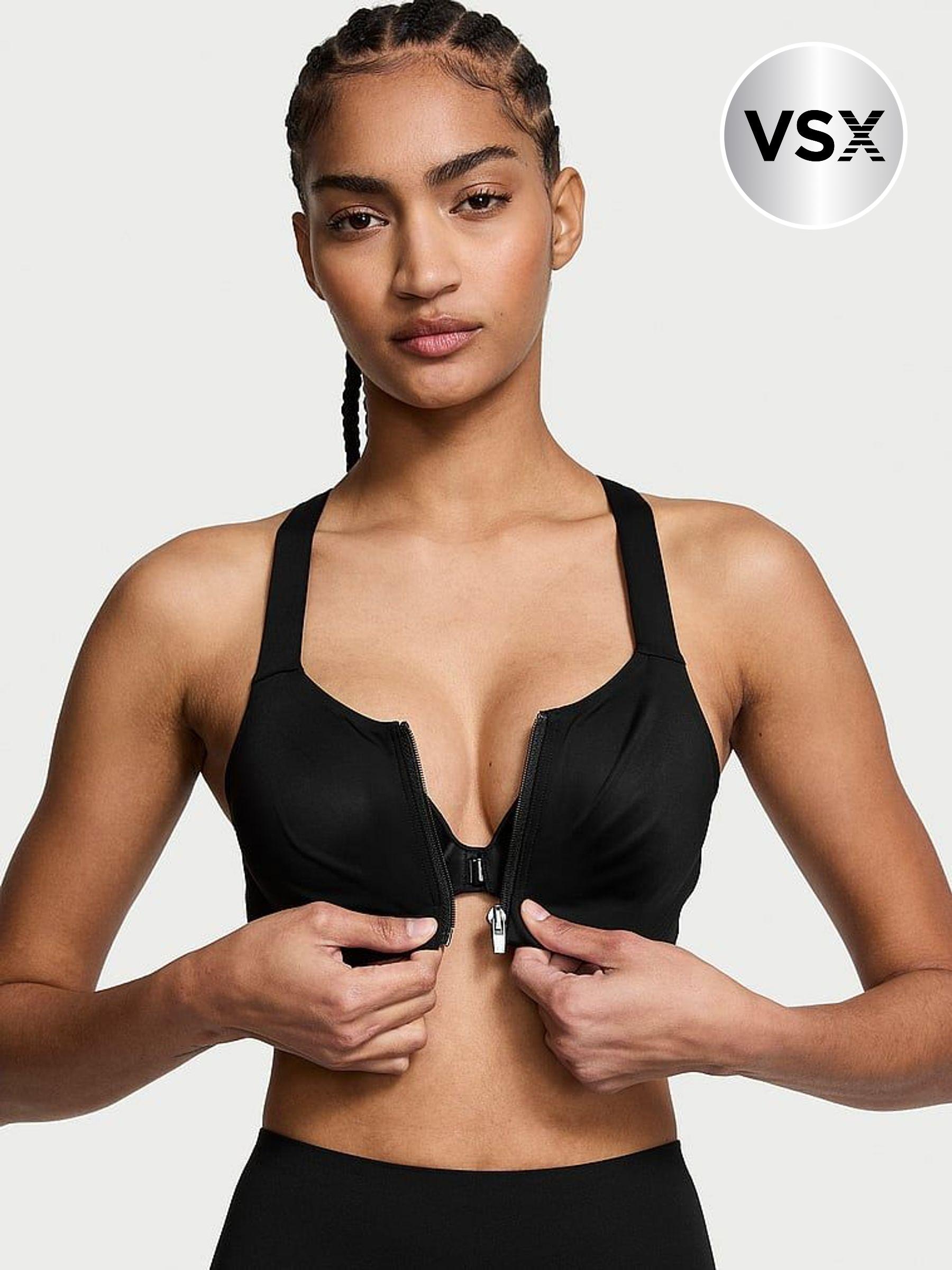 Black Front Close Sports Bra (AT6328) | €63