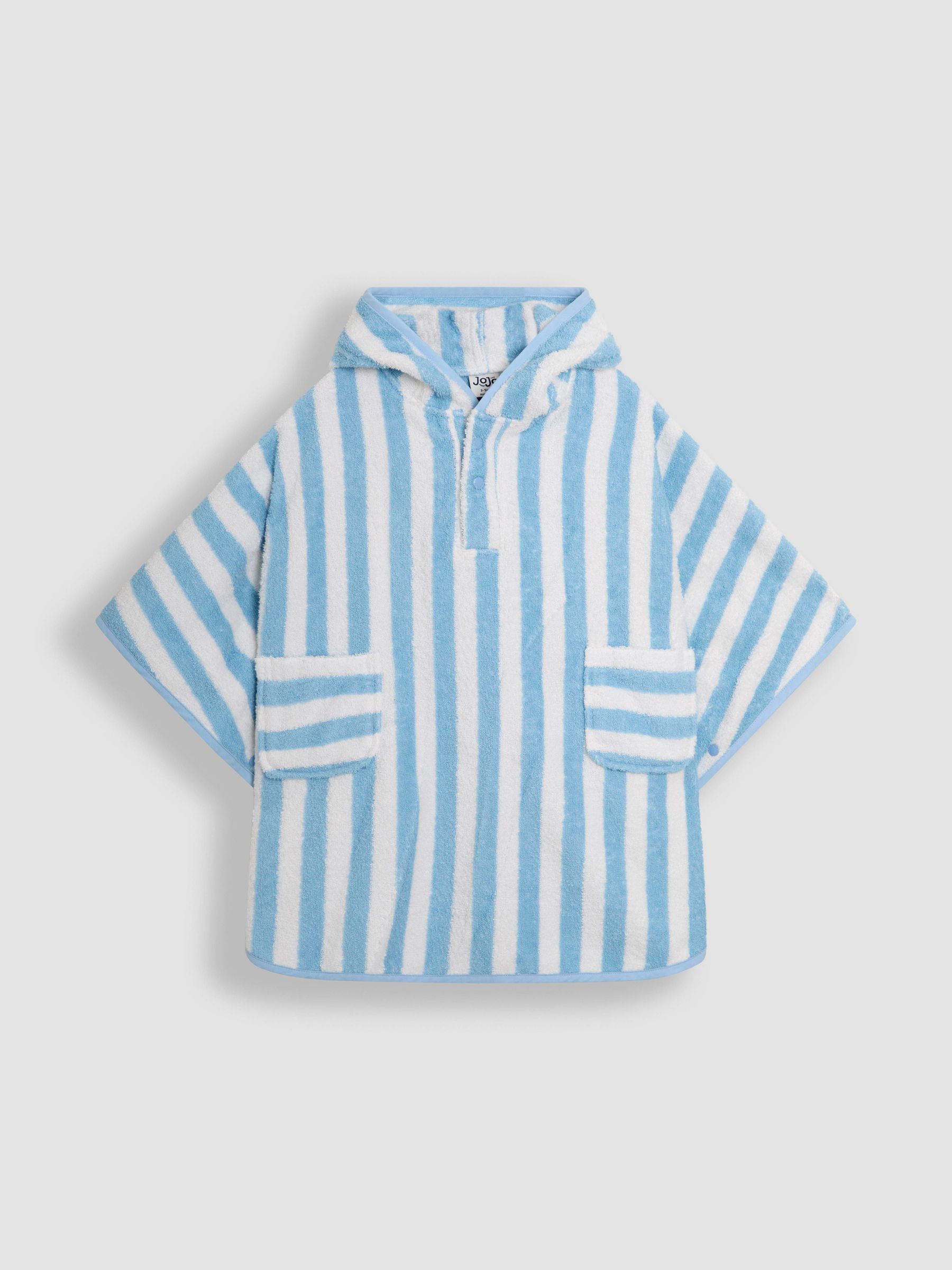 Blue Stripe Towelling Poncho (AT9869) | $41 - $45