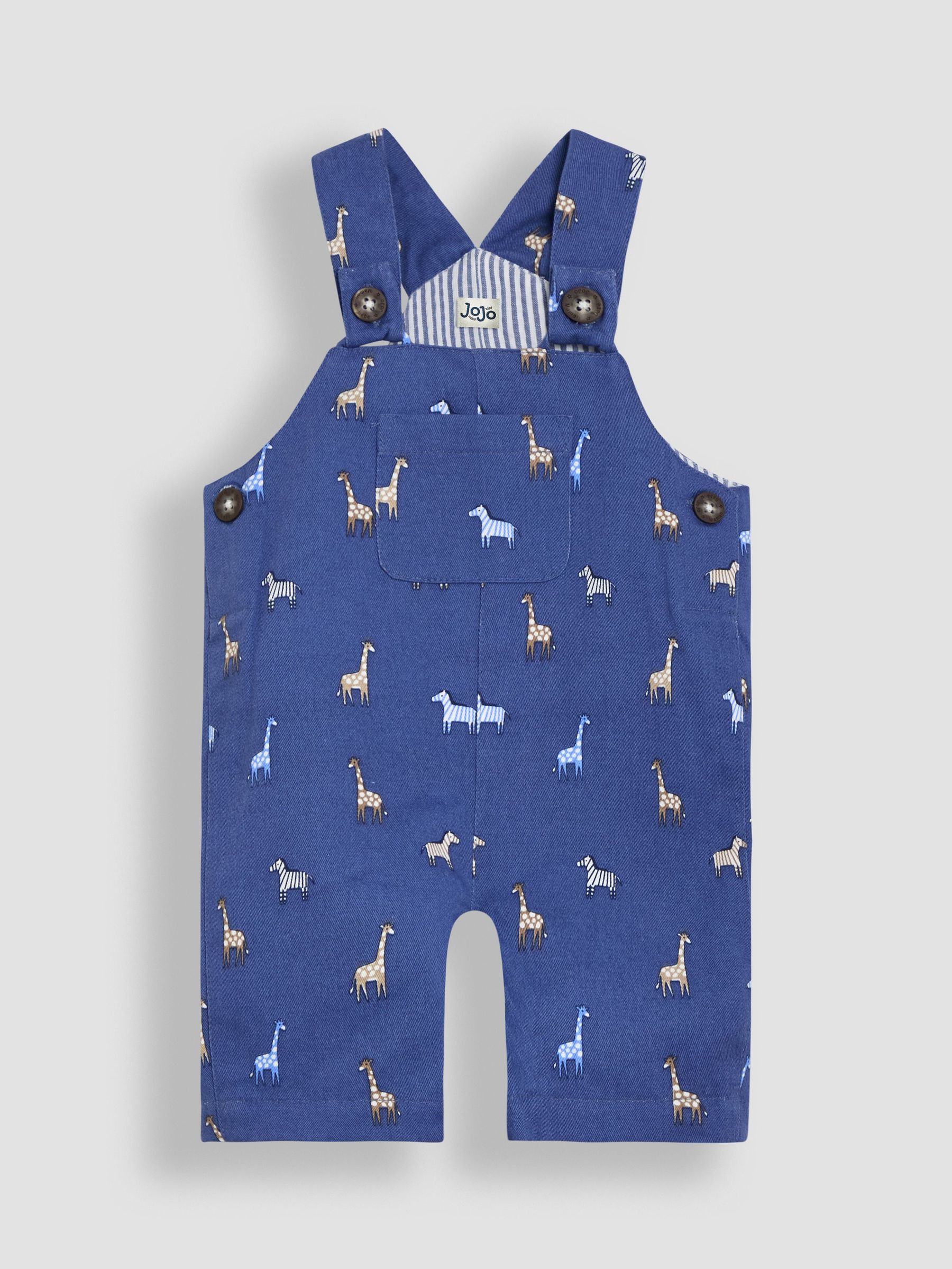 Denim Safari Printed Twill Dungarees (AU0446) | $45 - $46