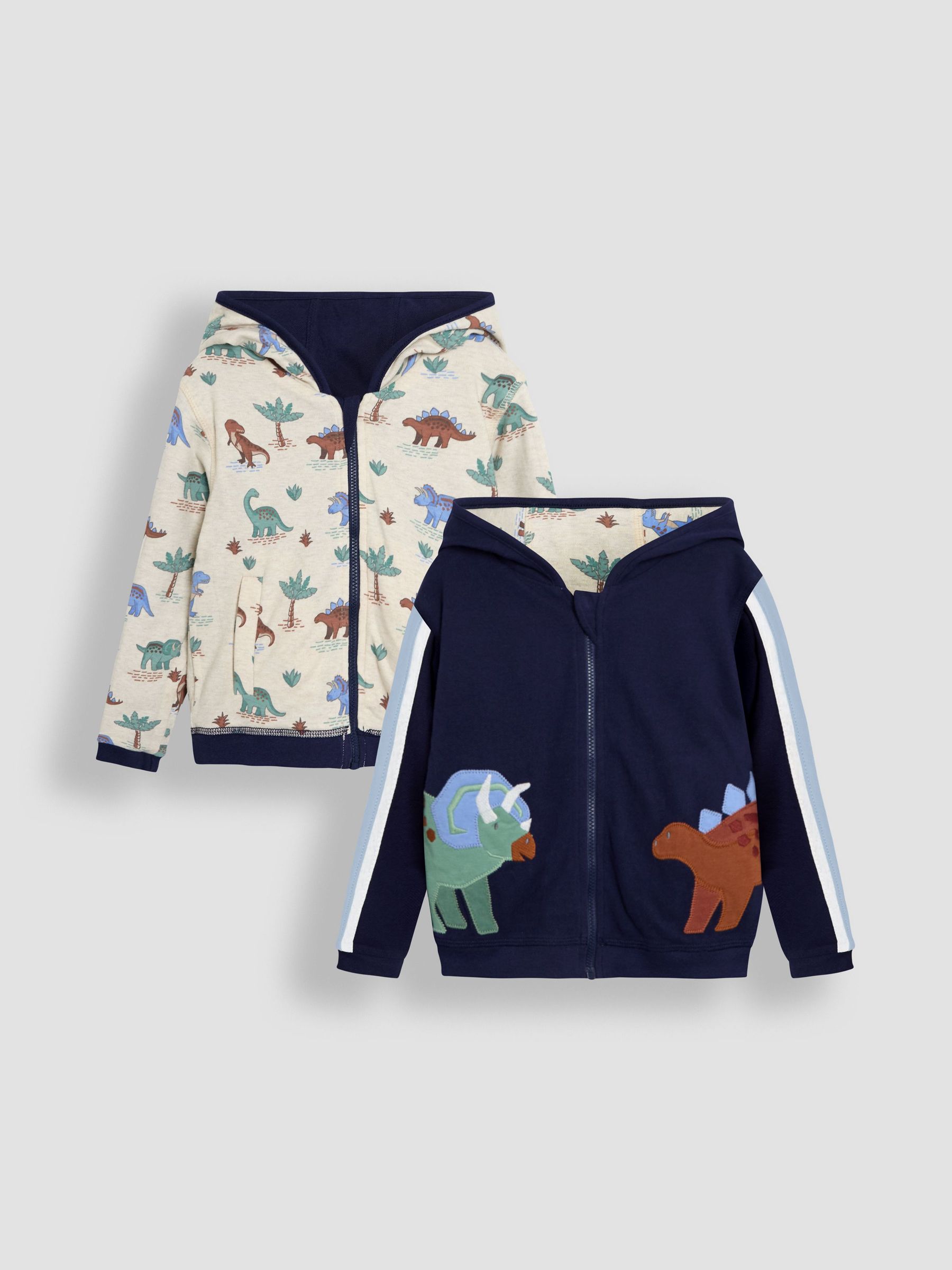 Navy Appliqué Reversible Hoodie (AU0460) | $46 - $51