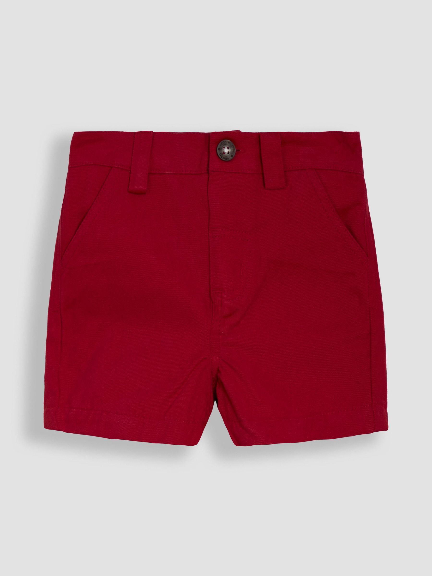Red Twill Chino Short (AU0465) | $31 - $36