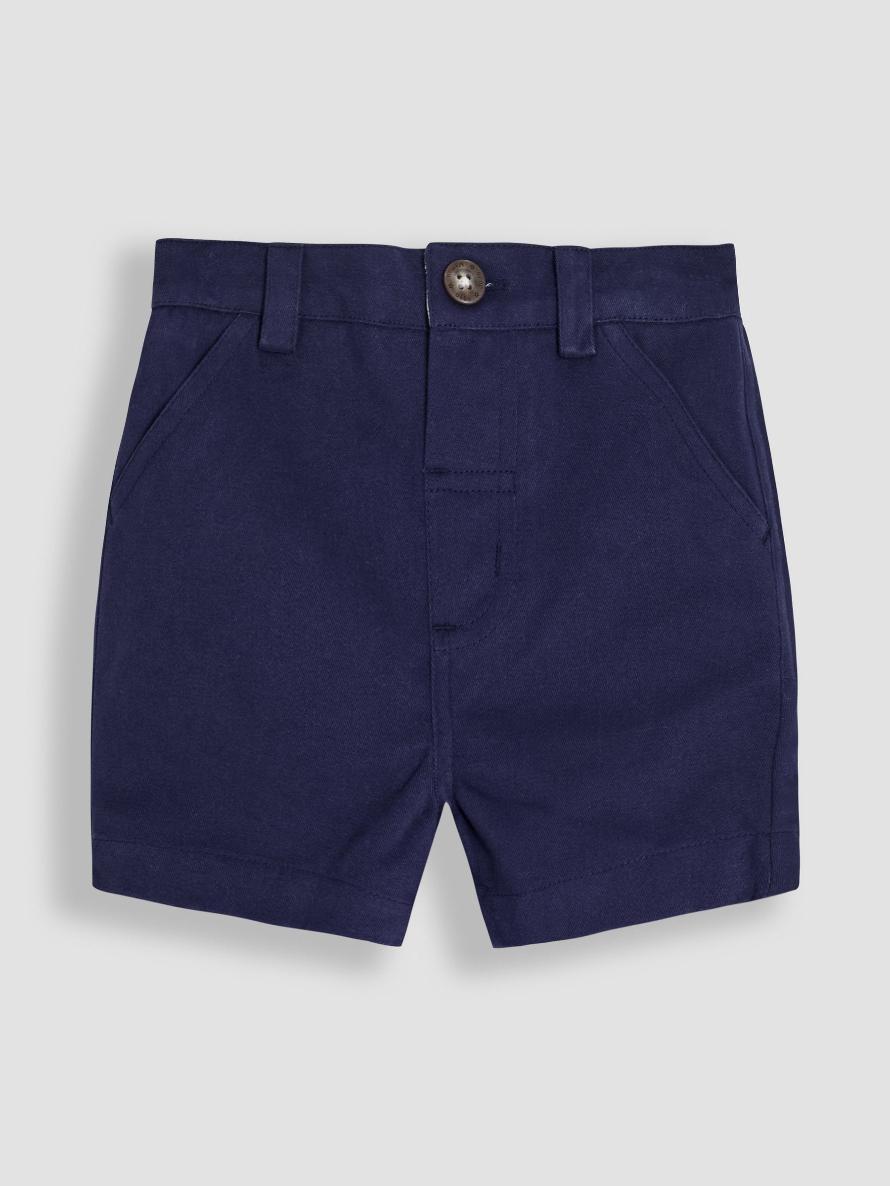 Navy Twill Chino 100% Cotton Shorts (AU0481) | $29 - $34