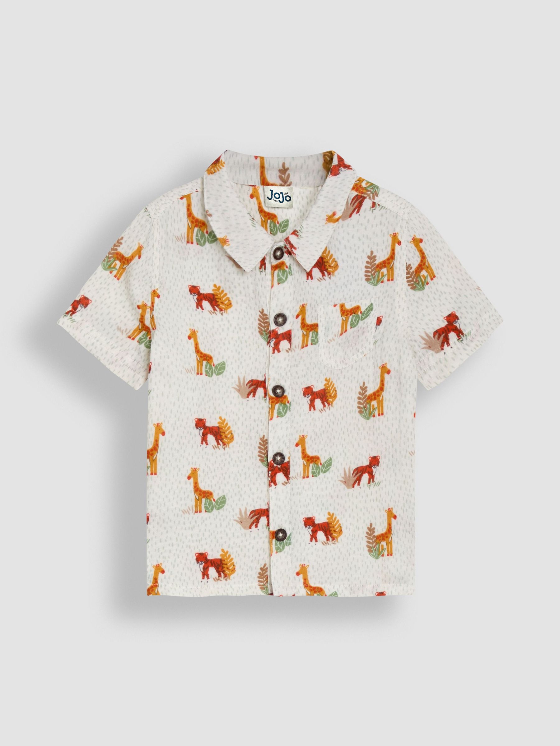 Ecru Cream Safari Cheesecloth Shirt (AU0639) | $38 - $43