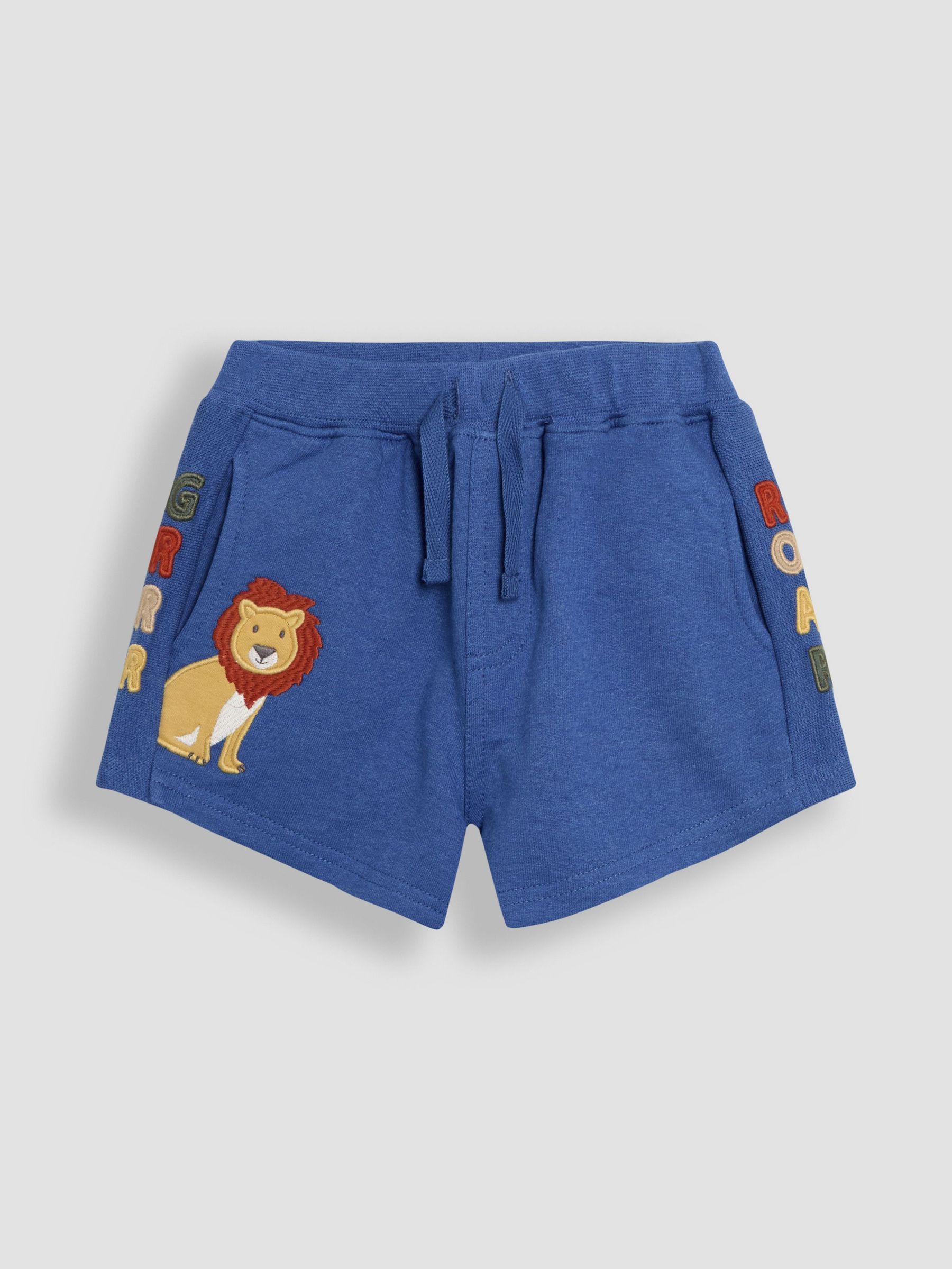 Blue Lion Lion Appliqué Shorts (AU2220) | $27 - $31