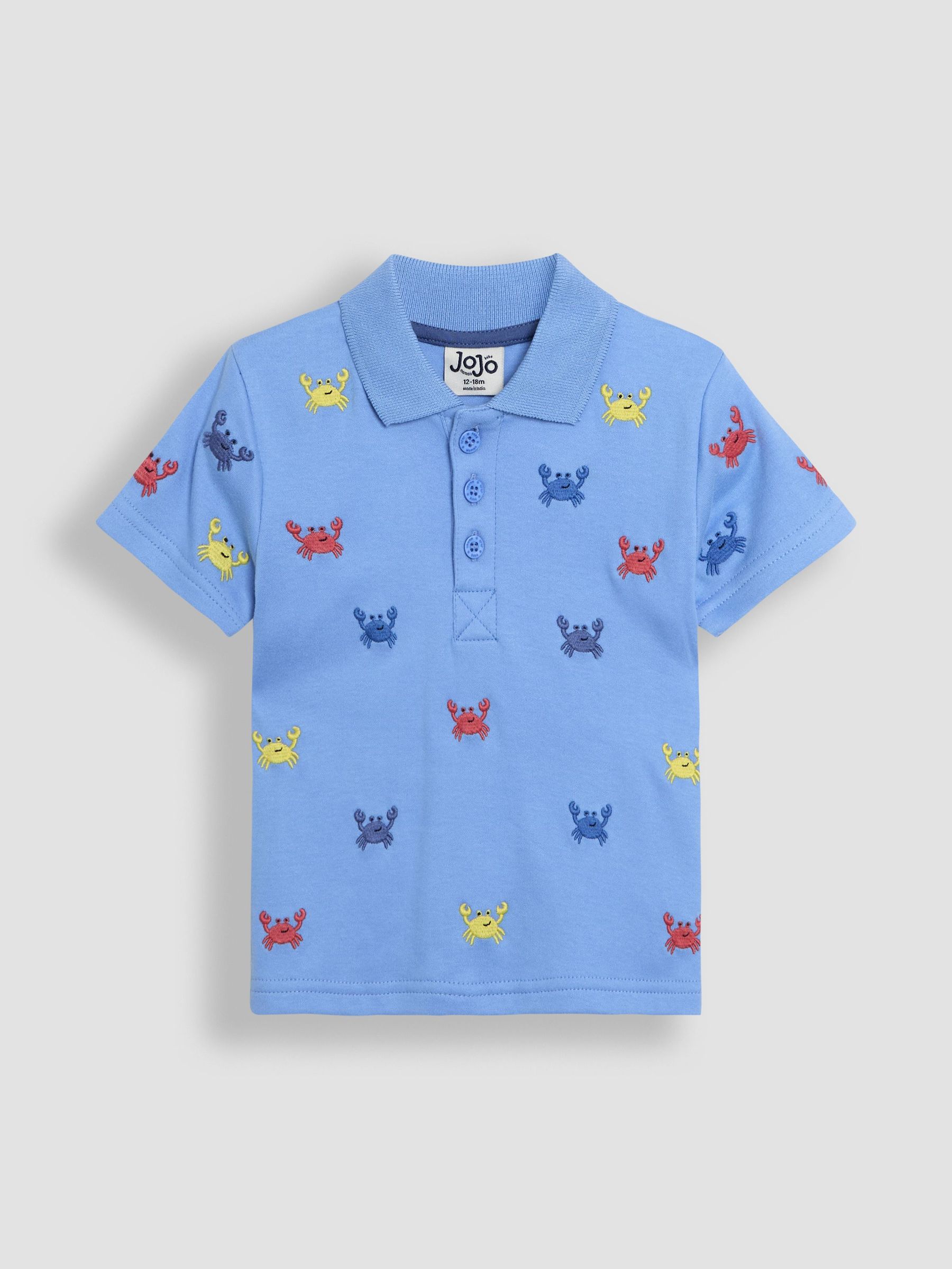 Blue Crab Embroidered Polo Shirt (AU2232) | $29 - $34