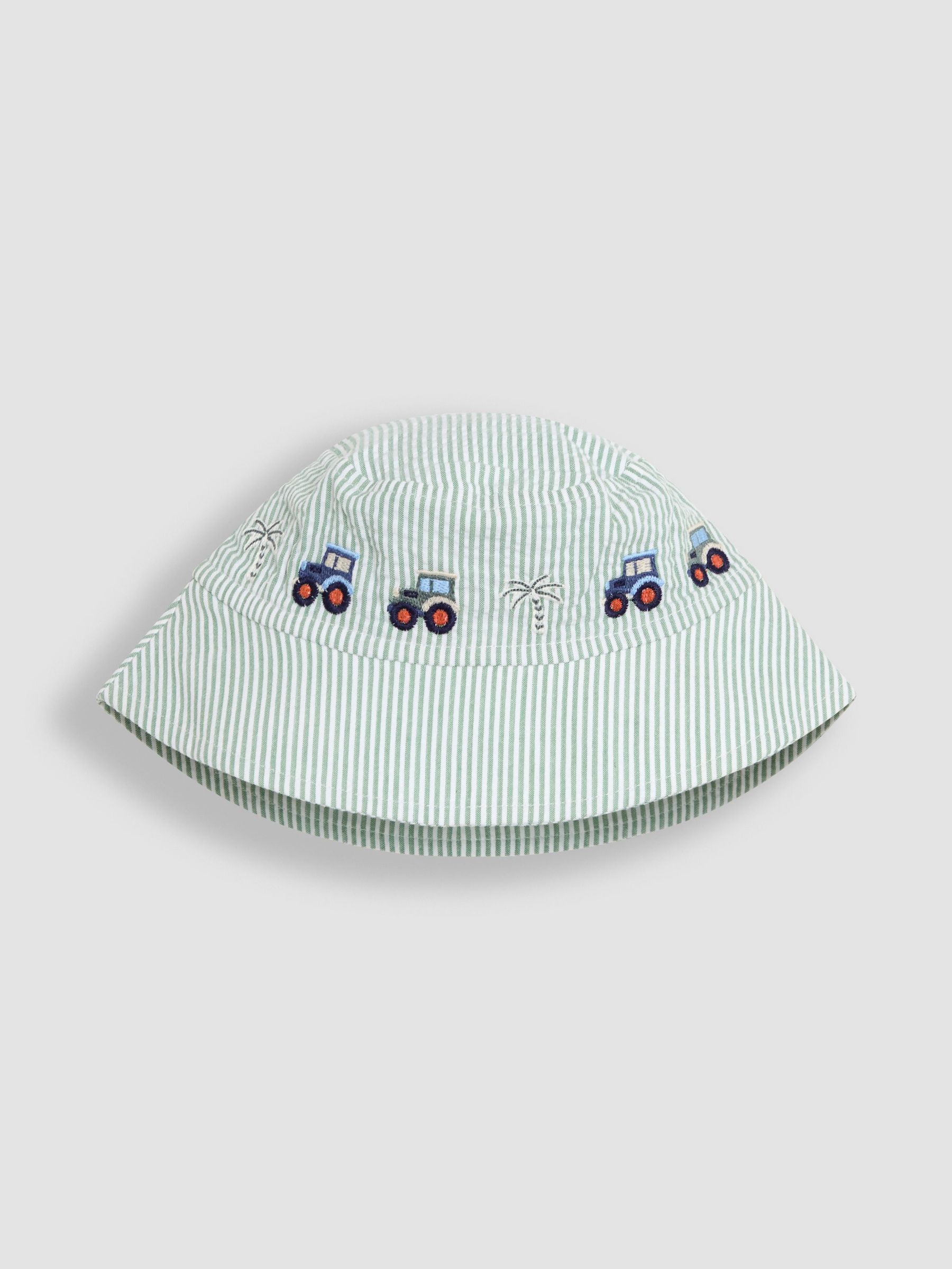 Khaki Green Tractor Reversible Sun Hat (AU2280) | $24