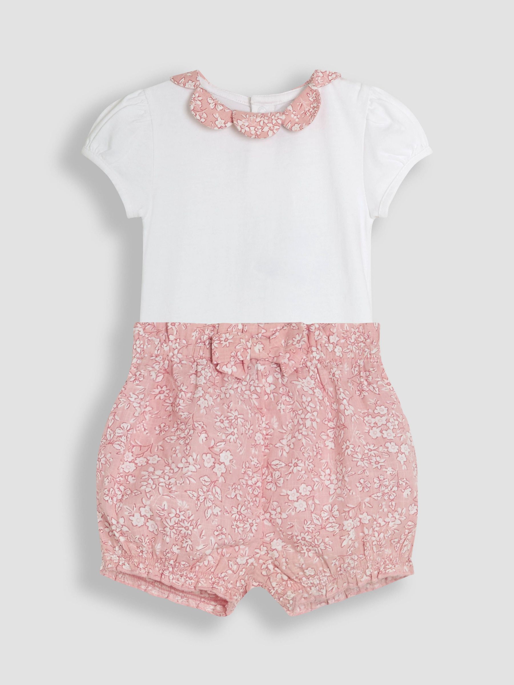 Pink Floral 2-Piece Collar Body & Bloomers Set (AU4145) | $45 - $46