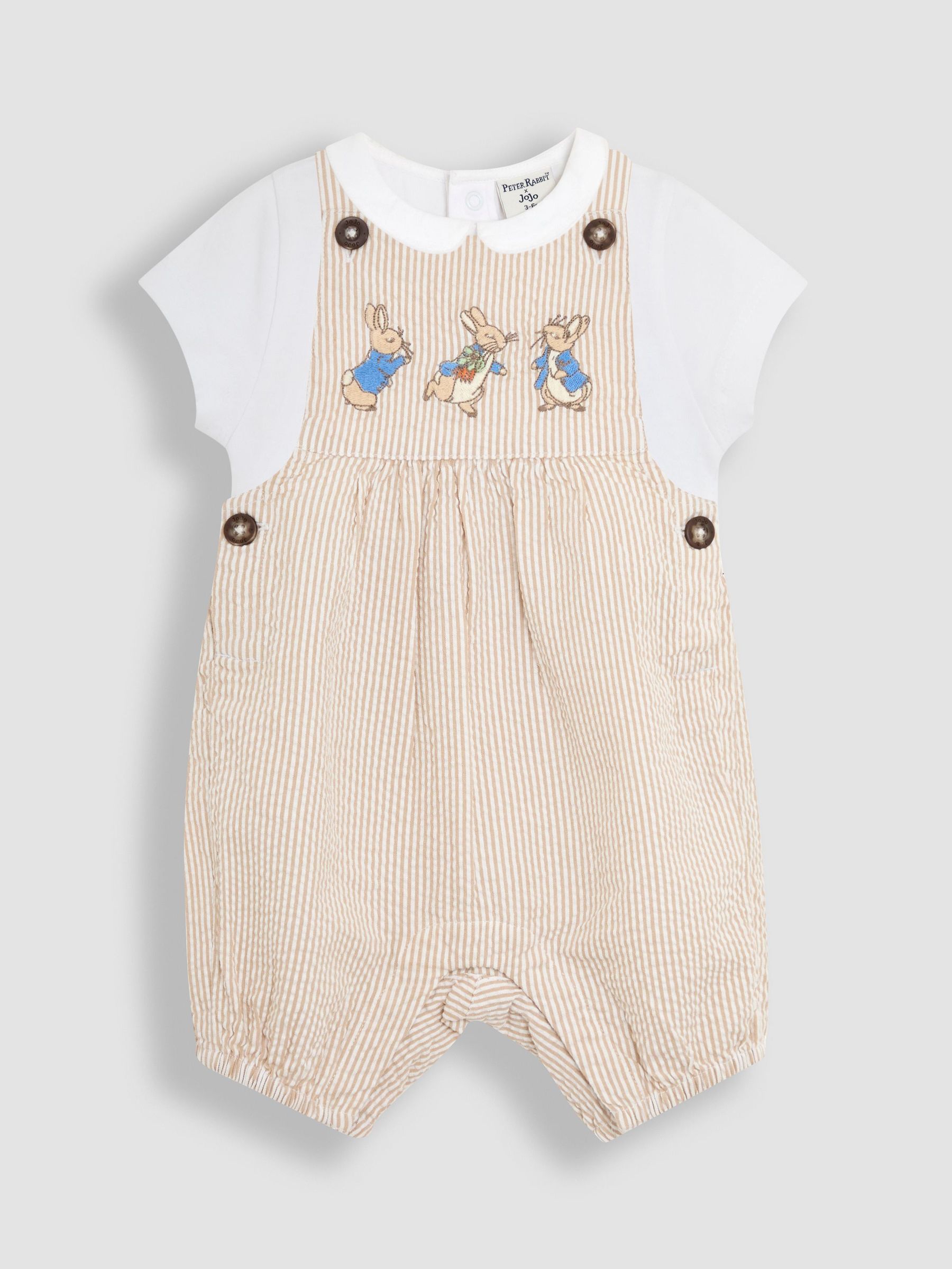 Stone 2-Piece Peter Rabbit™ Dungarees & Body Set (AU4167) | $55 - $58
