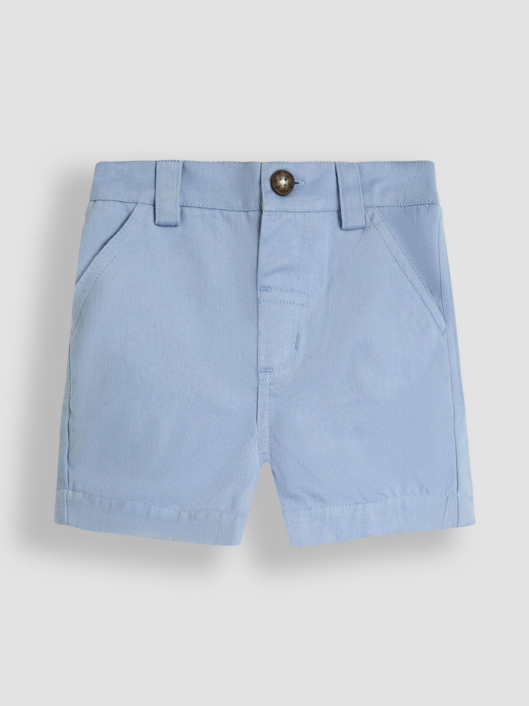 Pale Blue Twill Chino Short (AU4229) | $31 - $36