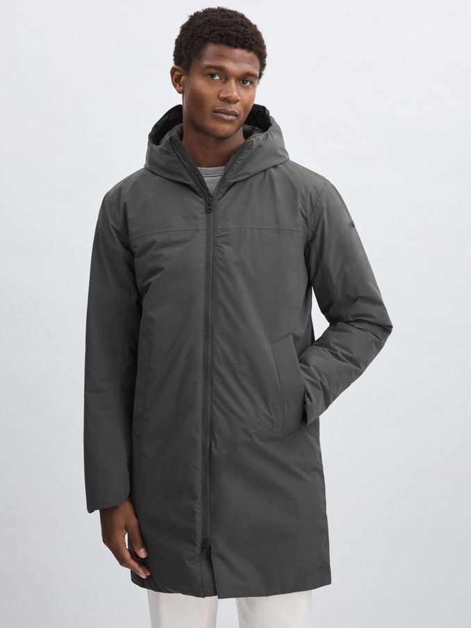 Scandinavian Edition Hooded Padded Parka in Dark Olive (AU4888) | €845