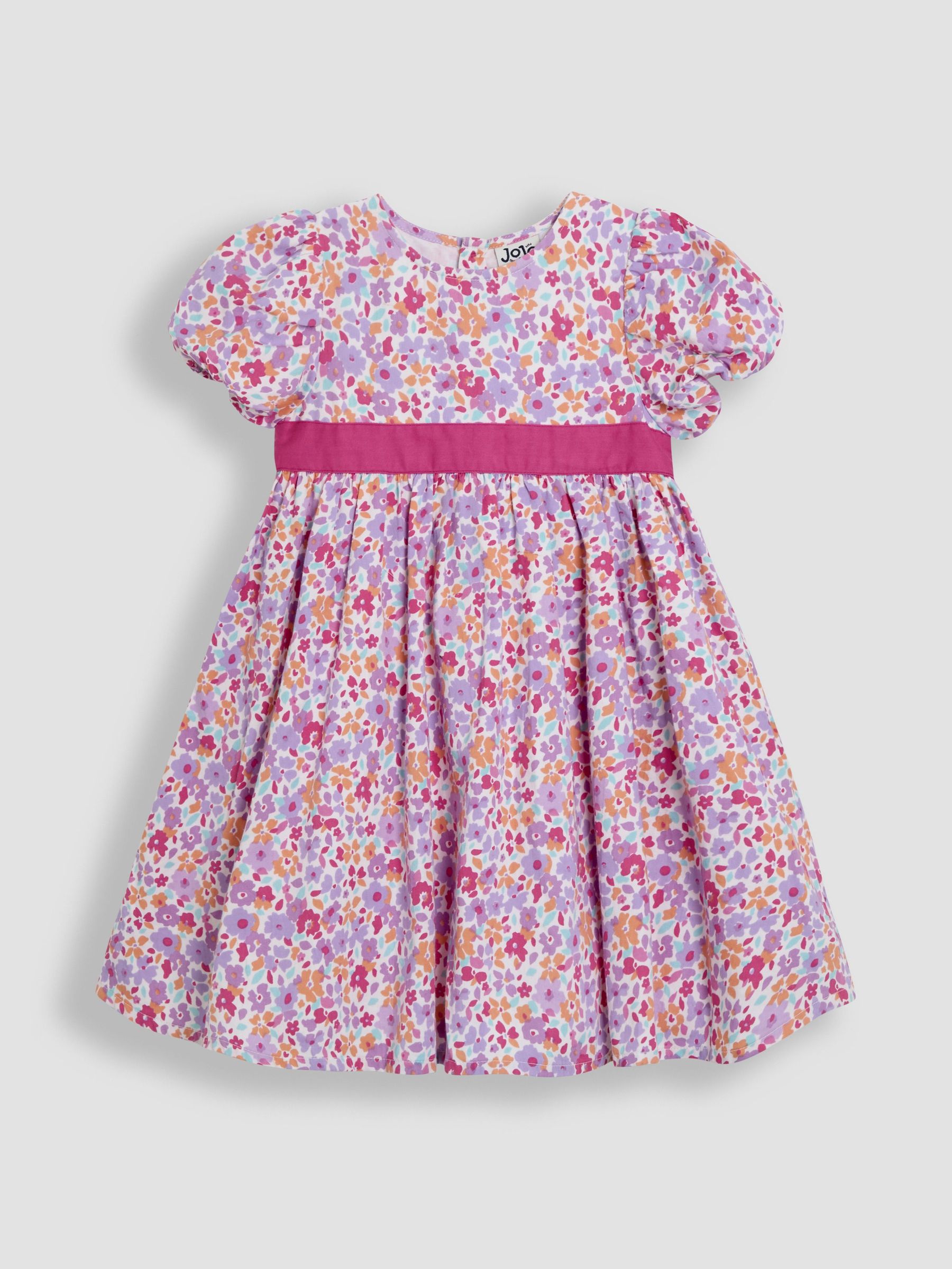 Pink Floral Puff Sleeve Party Dress (AU5577) | $62 - $72