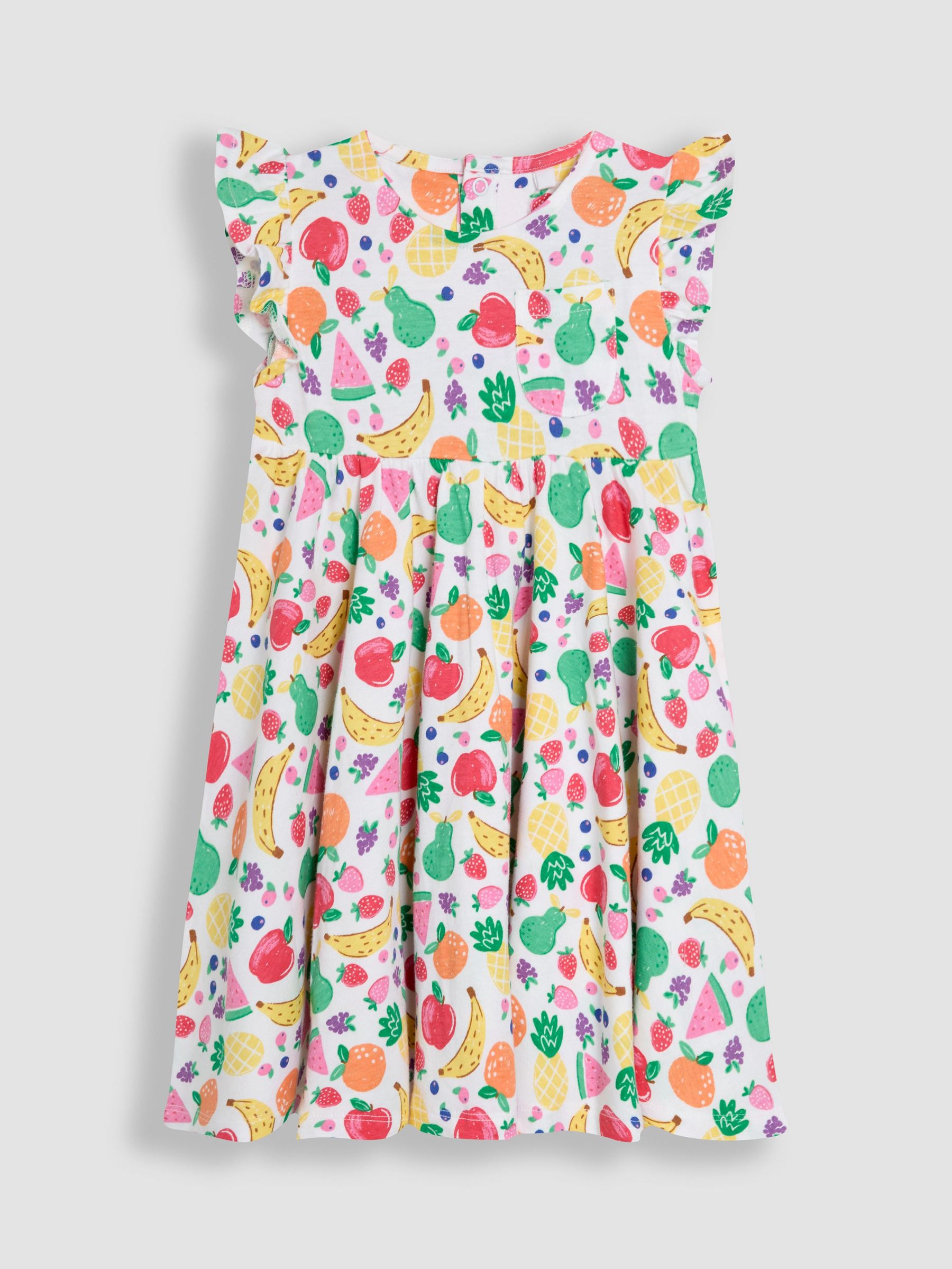 Raspberry Pink Summer Fruits Skater Dress (AU5785) | $33 - $38