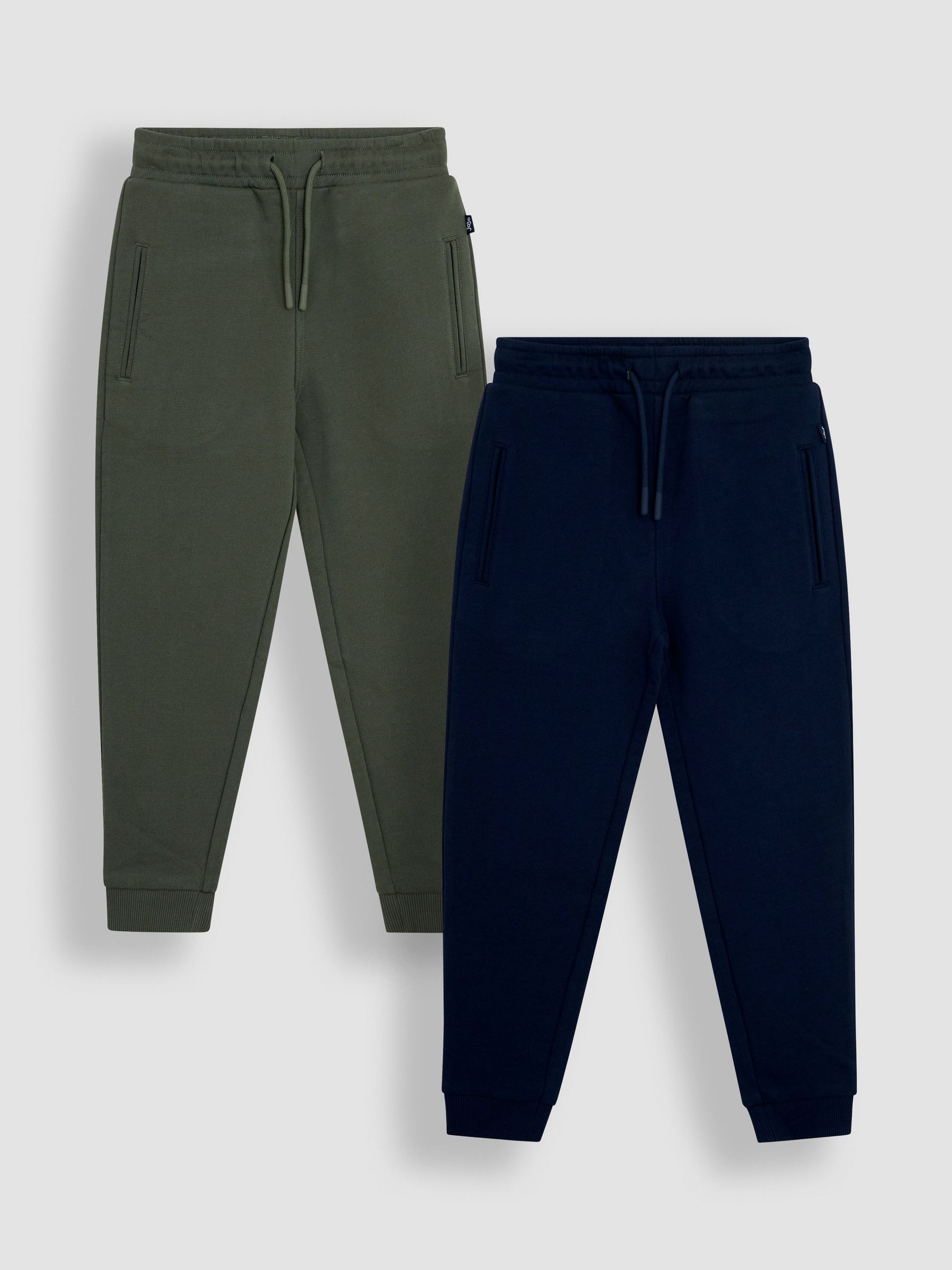 Khaki Green & Navy Blue 2-Pack Joggers (AU6267) | $41 - $43