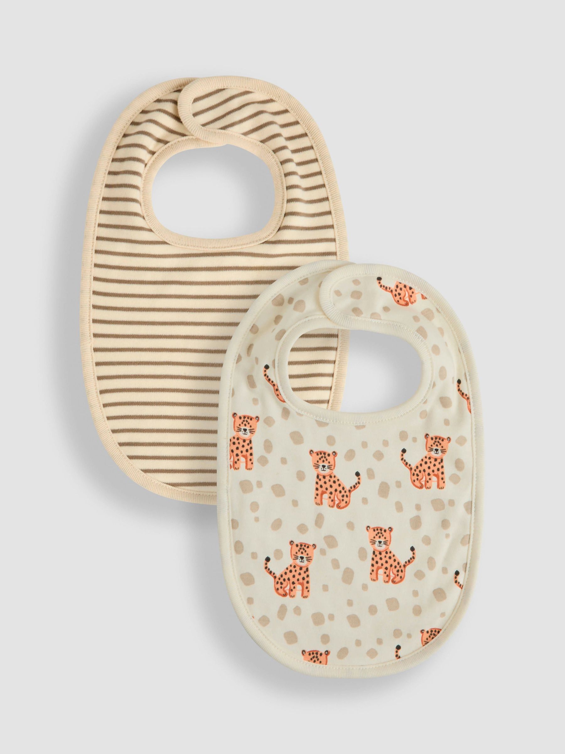 Neutral Print Bibs 2 Pack (AU6298) | $16