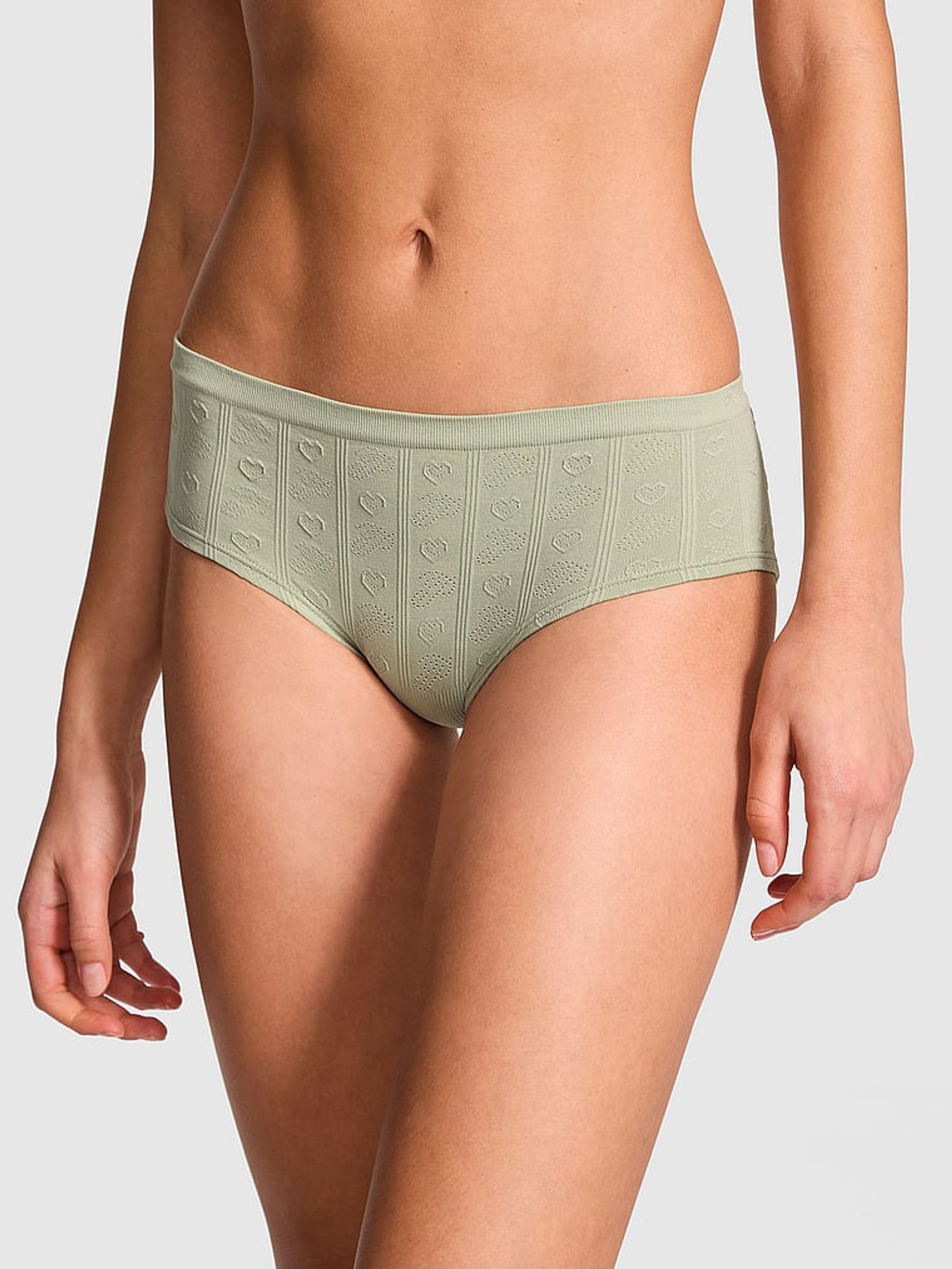 Green Garden Seamless Heart Knickers (AU7375) | €10.50