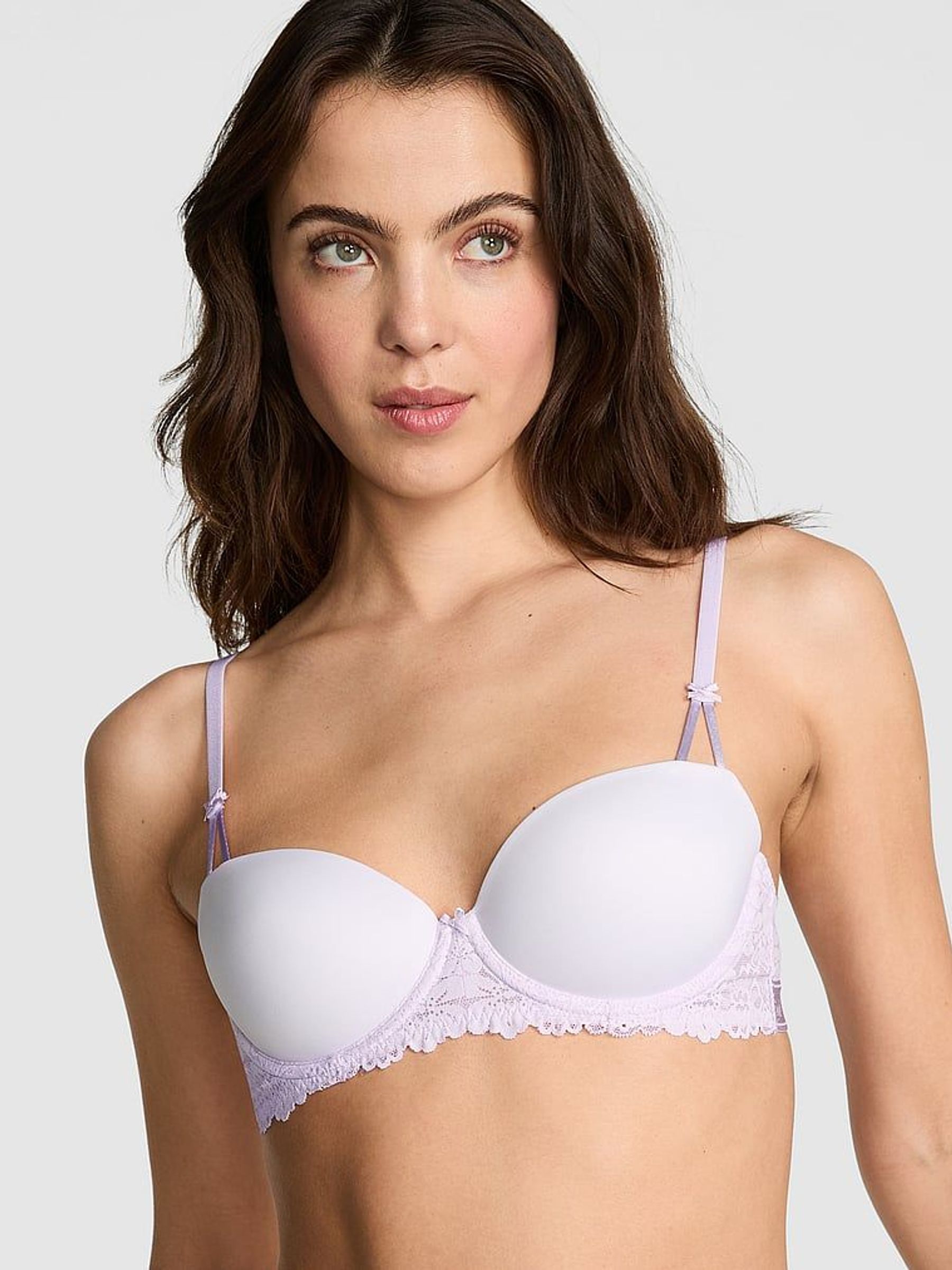 Purple Whisper Lightly Lined Balcony Bra (AU7377) | €40
