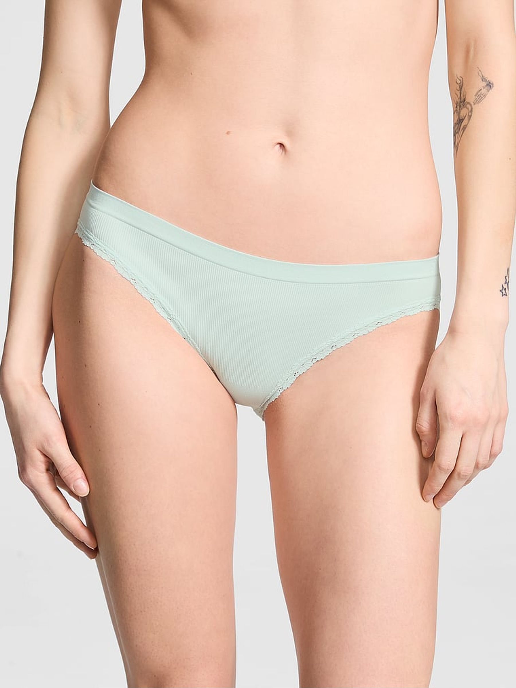 Bliss Blue Seamless Bikini Knickers (AU7392) | €10.50