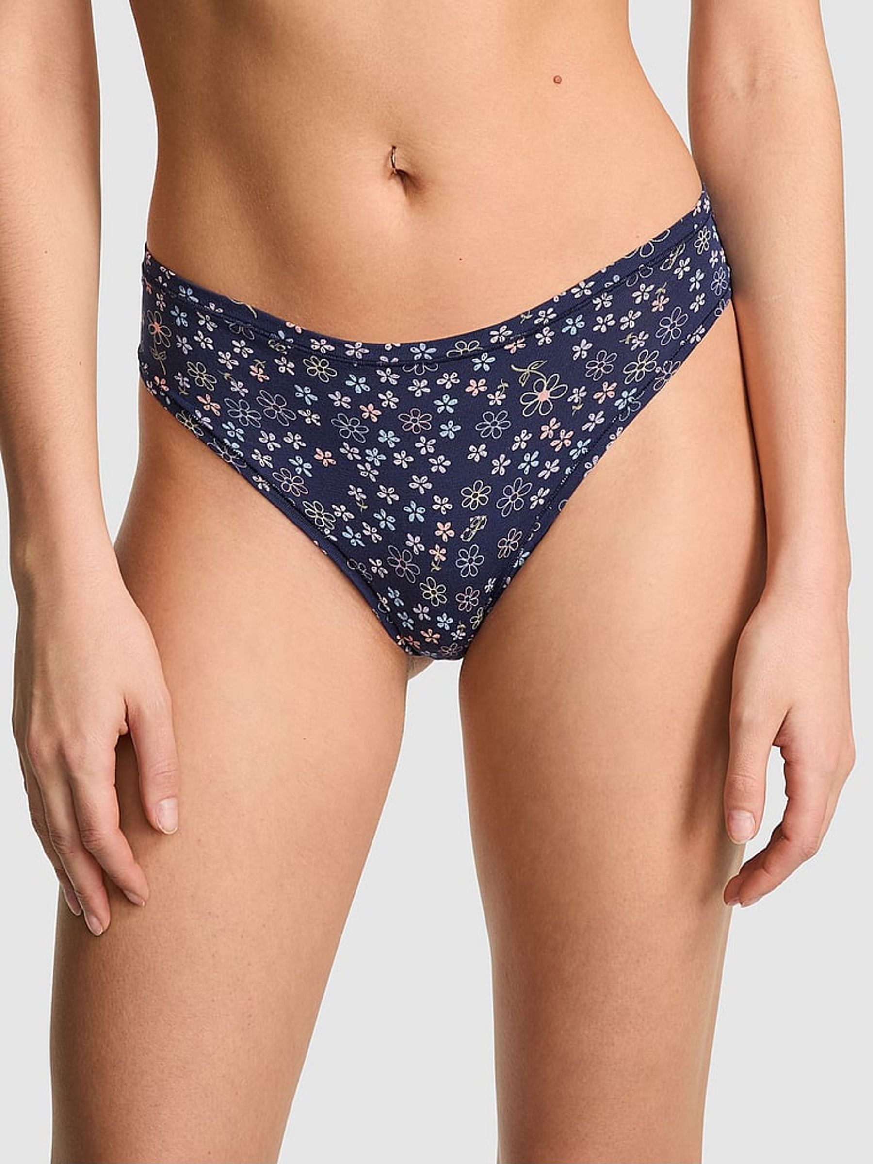 Midnight Navy Blue Cheeky Cotton Knickers (AU7831) | €10.50