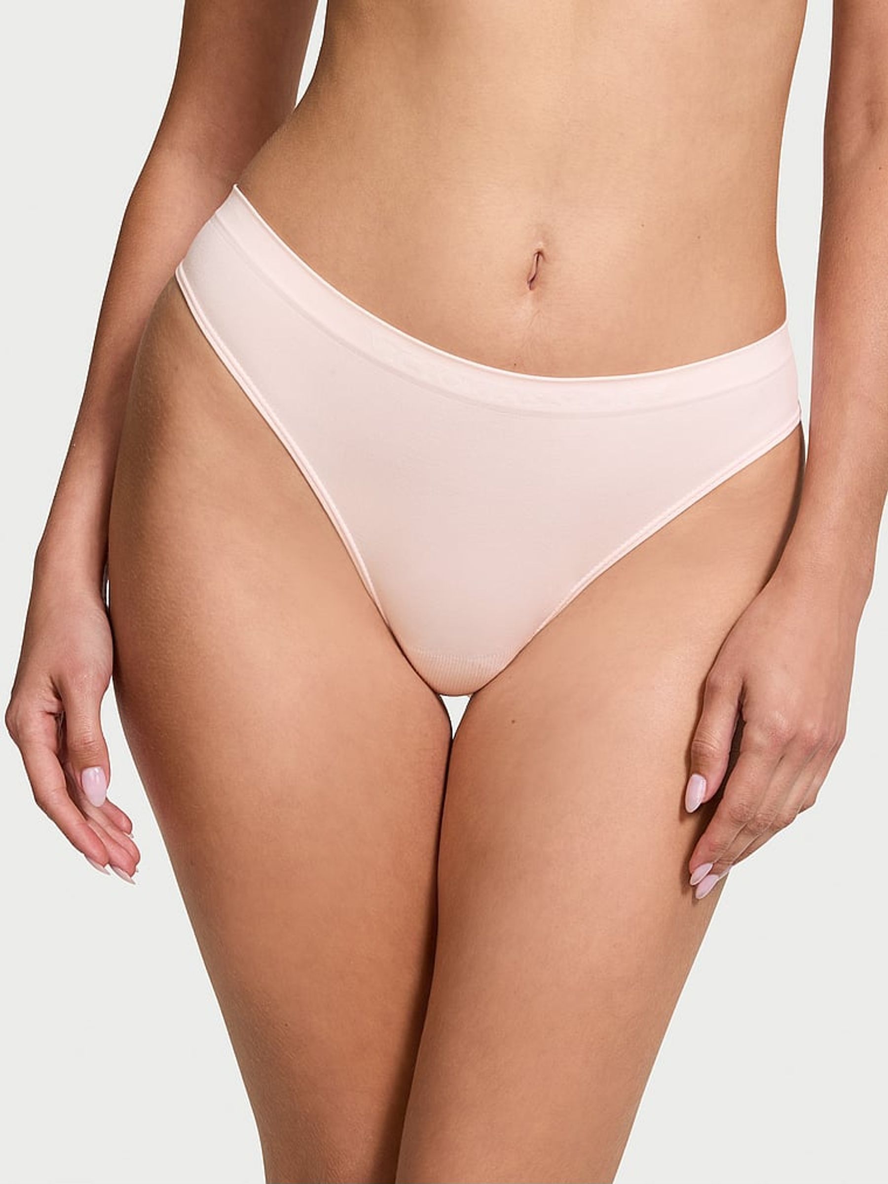 Purest Pink Thong Knickers (AU7832) | €10.50