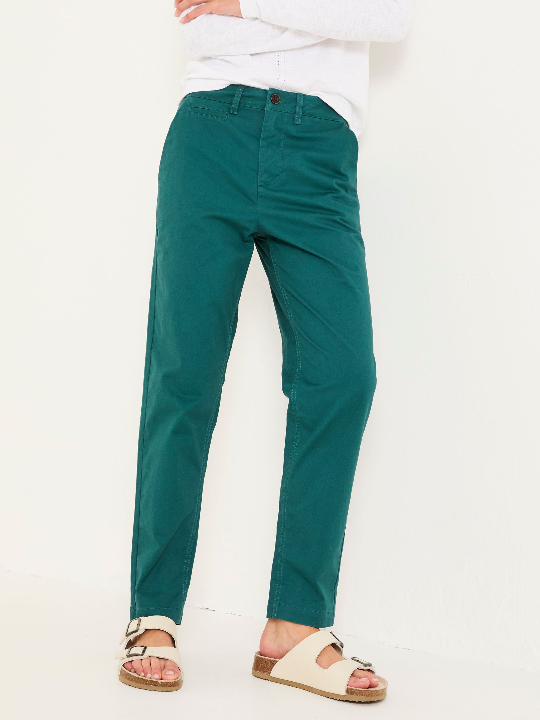 Rye Teal Blue Chino Trousers (AU7881) | $85