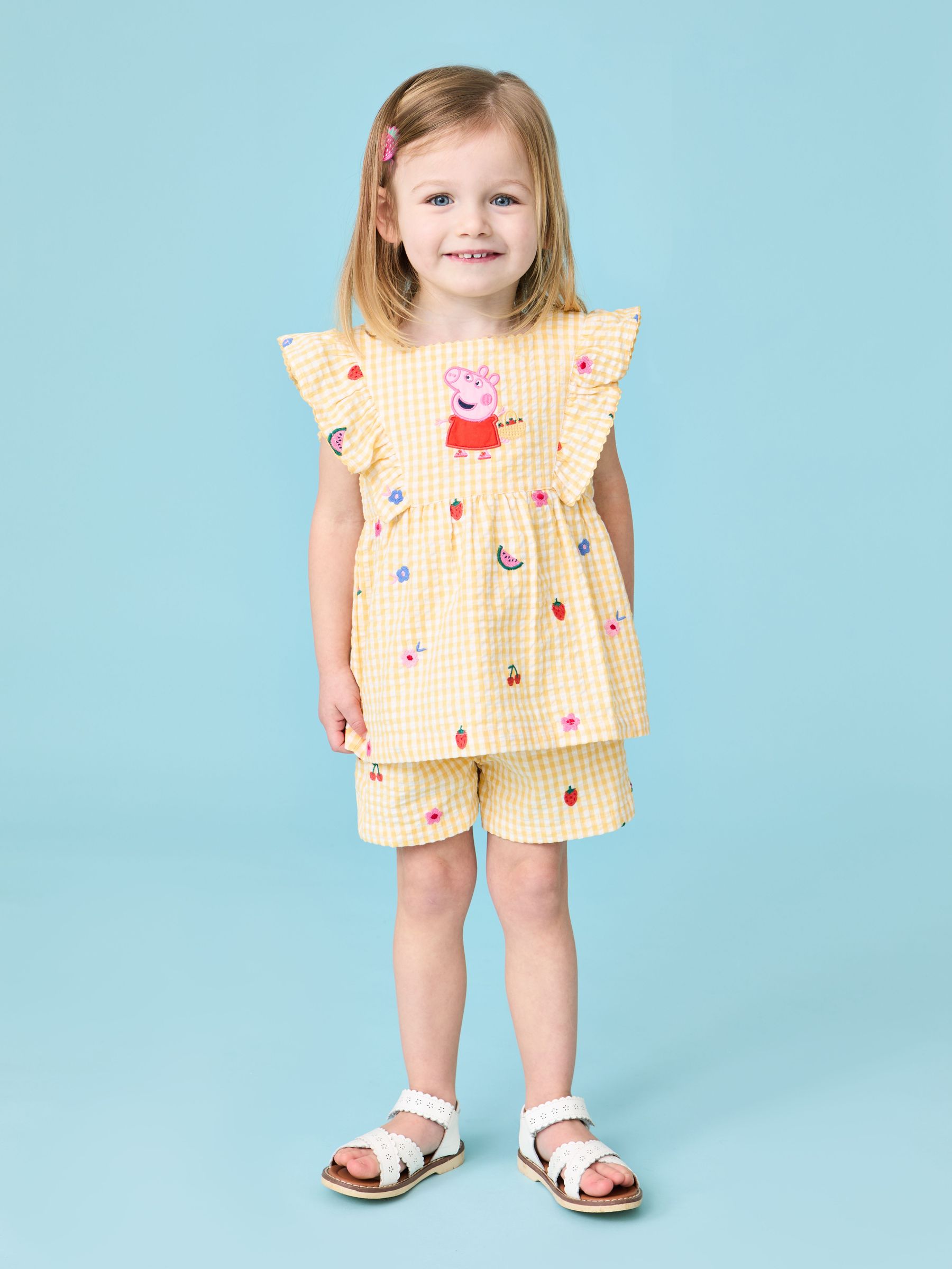 Yellow 2-Piece Peppa Pig Woven Top & Shorts Set (AU7943) | $55 - $65