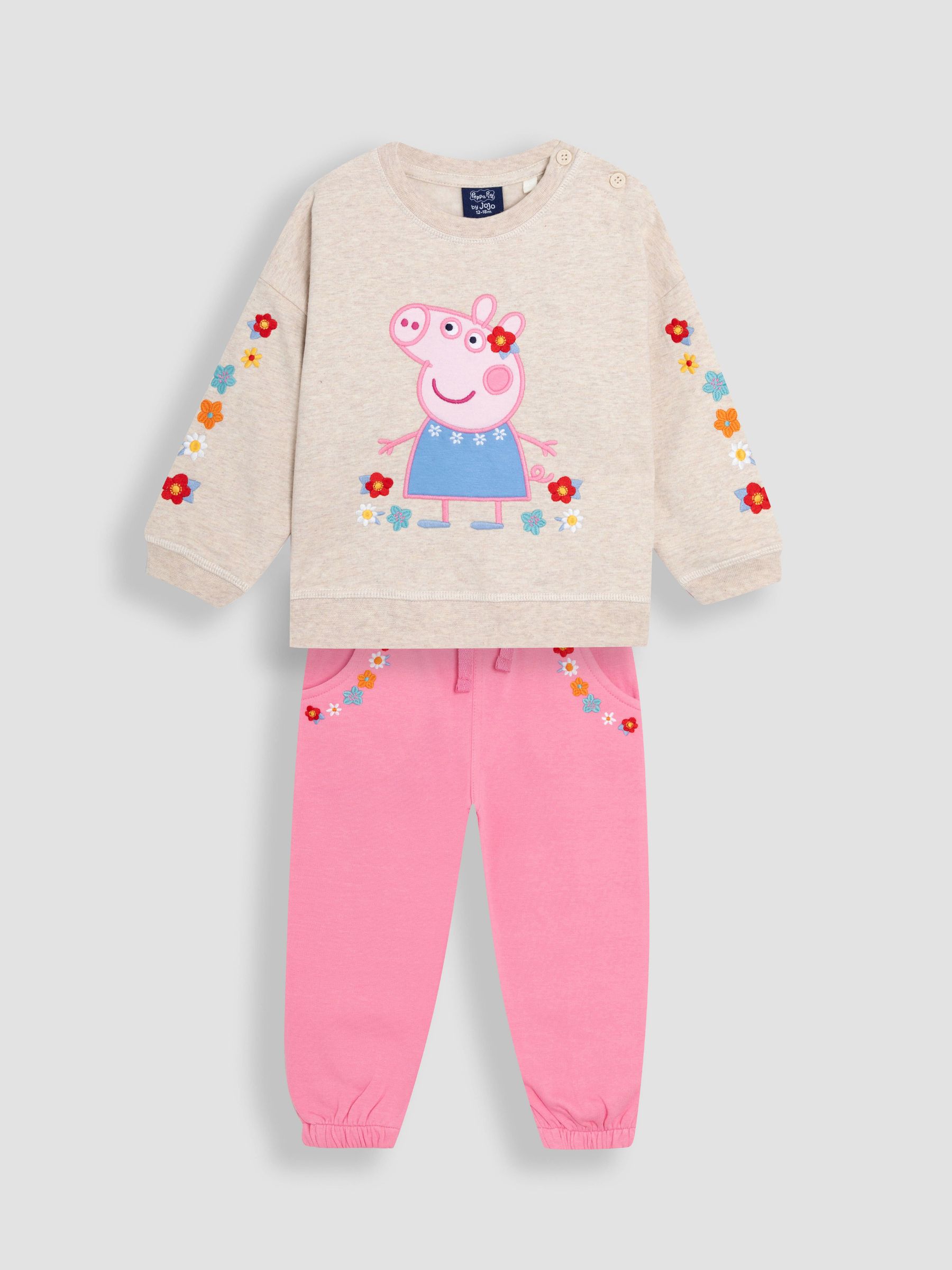 Pink 2-Piece Peppa Pig Sweatshirt & Joggers Set (AU7945) | $55 - $65