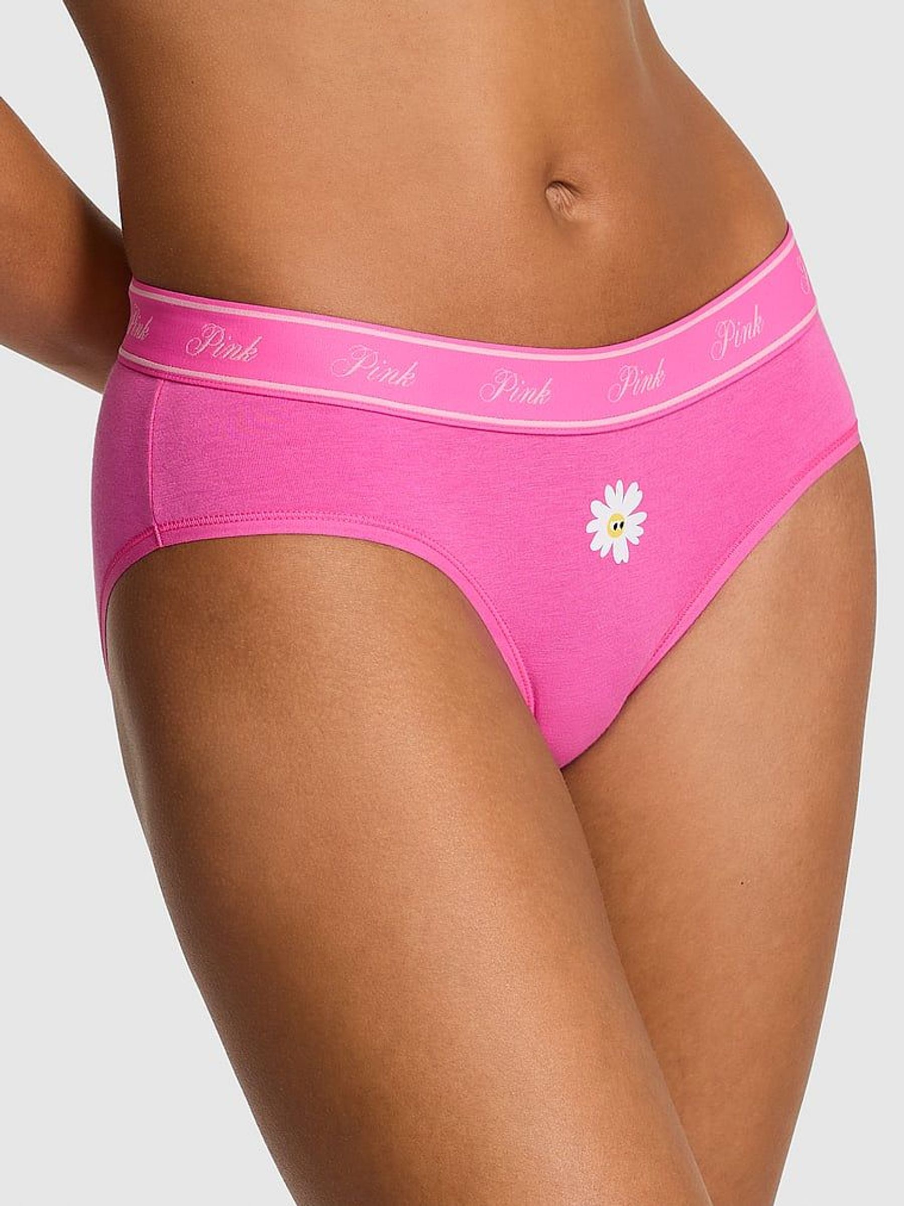 Pink Gossip Hipster Cotton Logo Knickers (AU9512) | €10.50