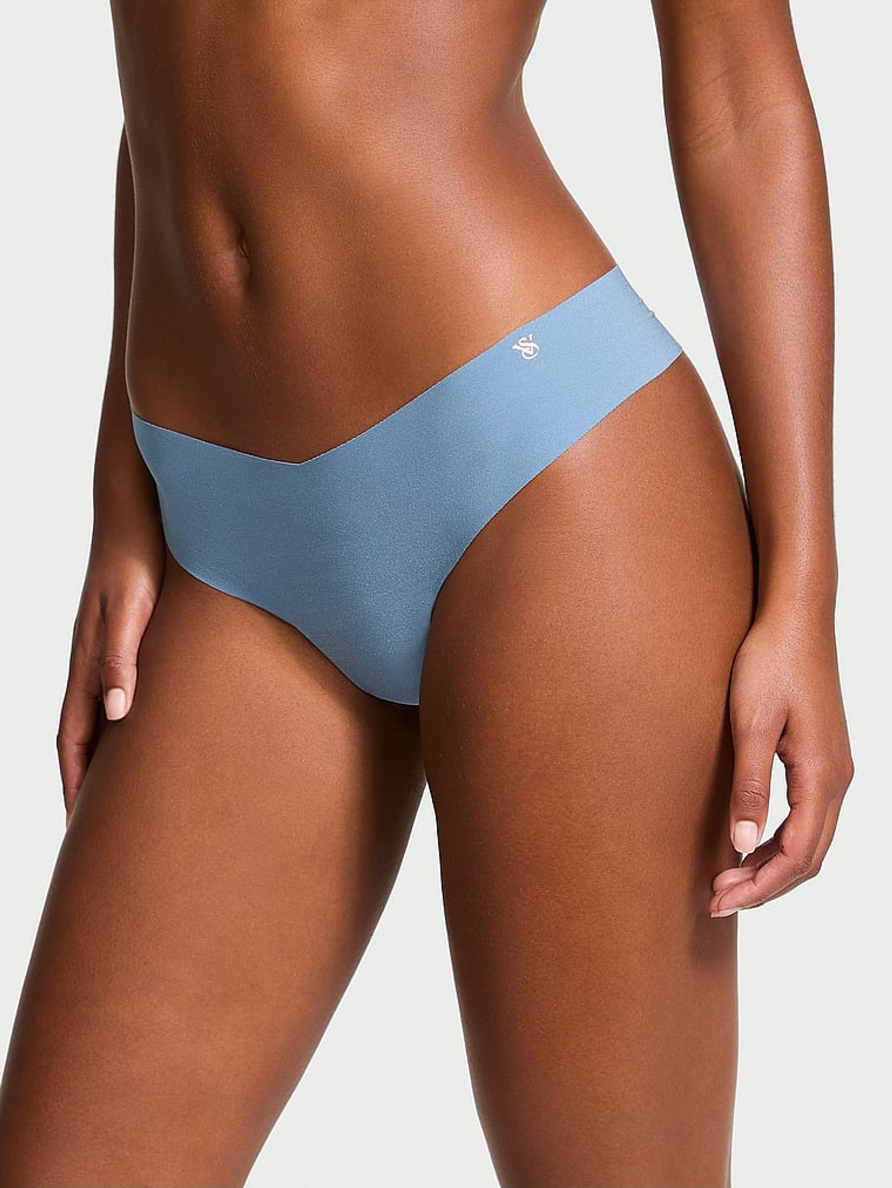 Faded Denim Blue Thong Knickers (AU9535) | €10.50