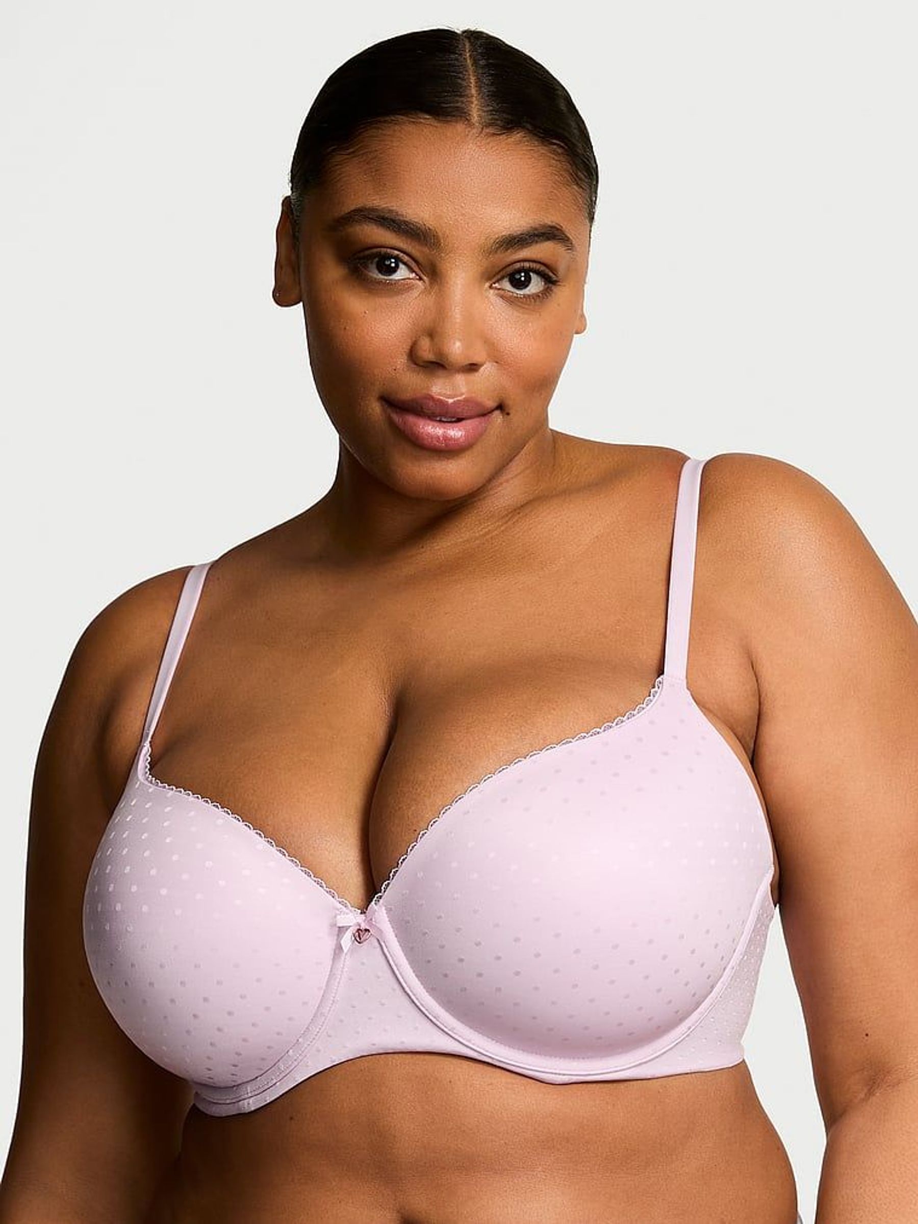 Delicate Violet Purple Lightly Lined Demi Bra (AU9756) | €45