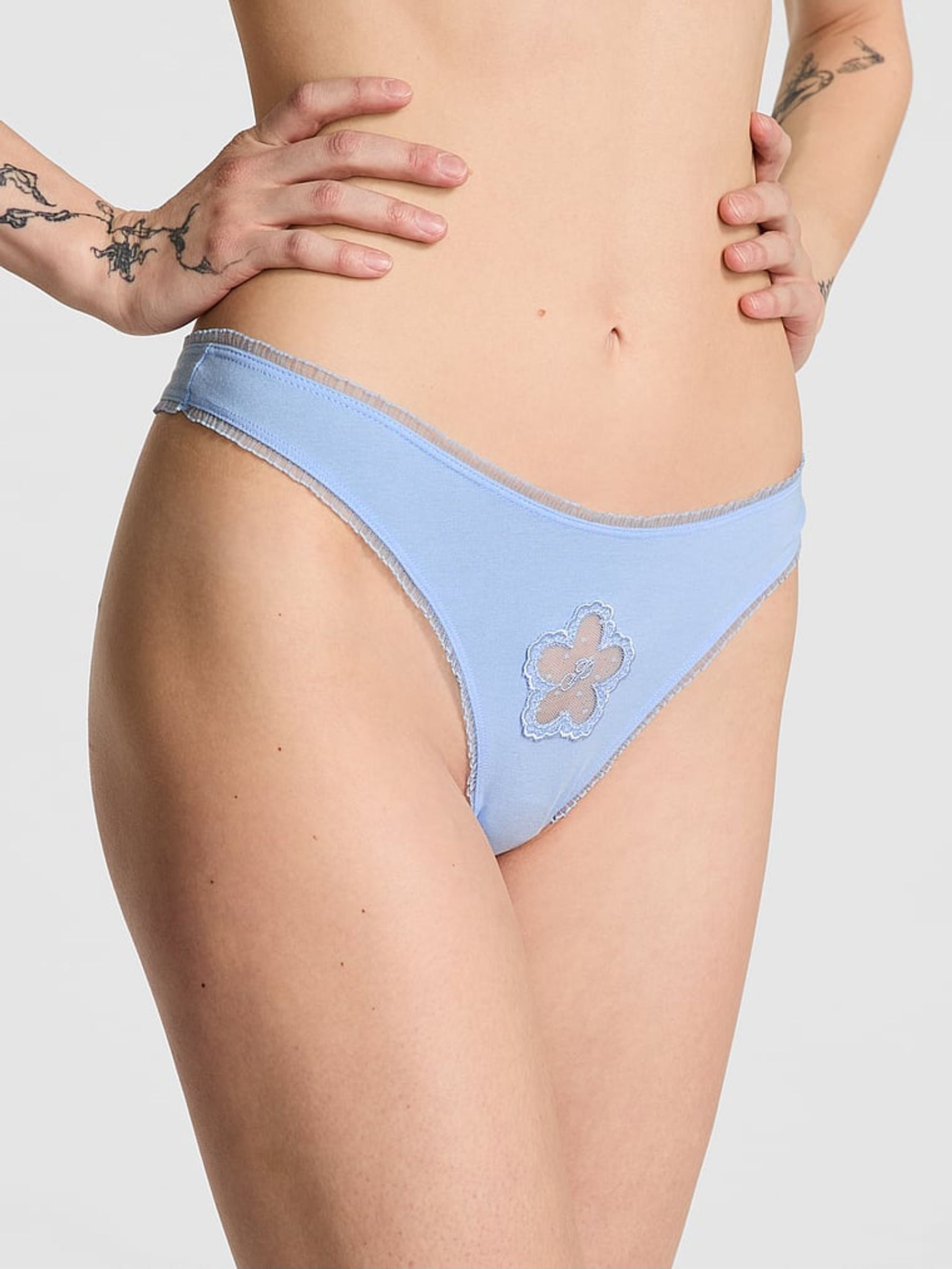Blue Dancer Thong Cotton Knickers (AU9768) | €10.50