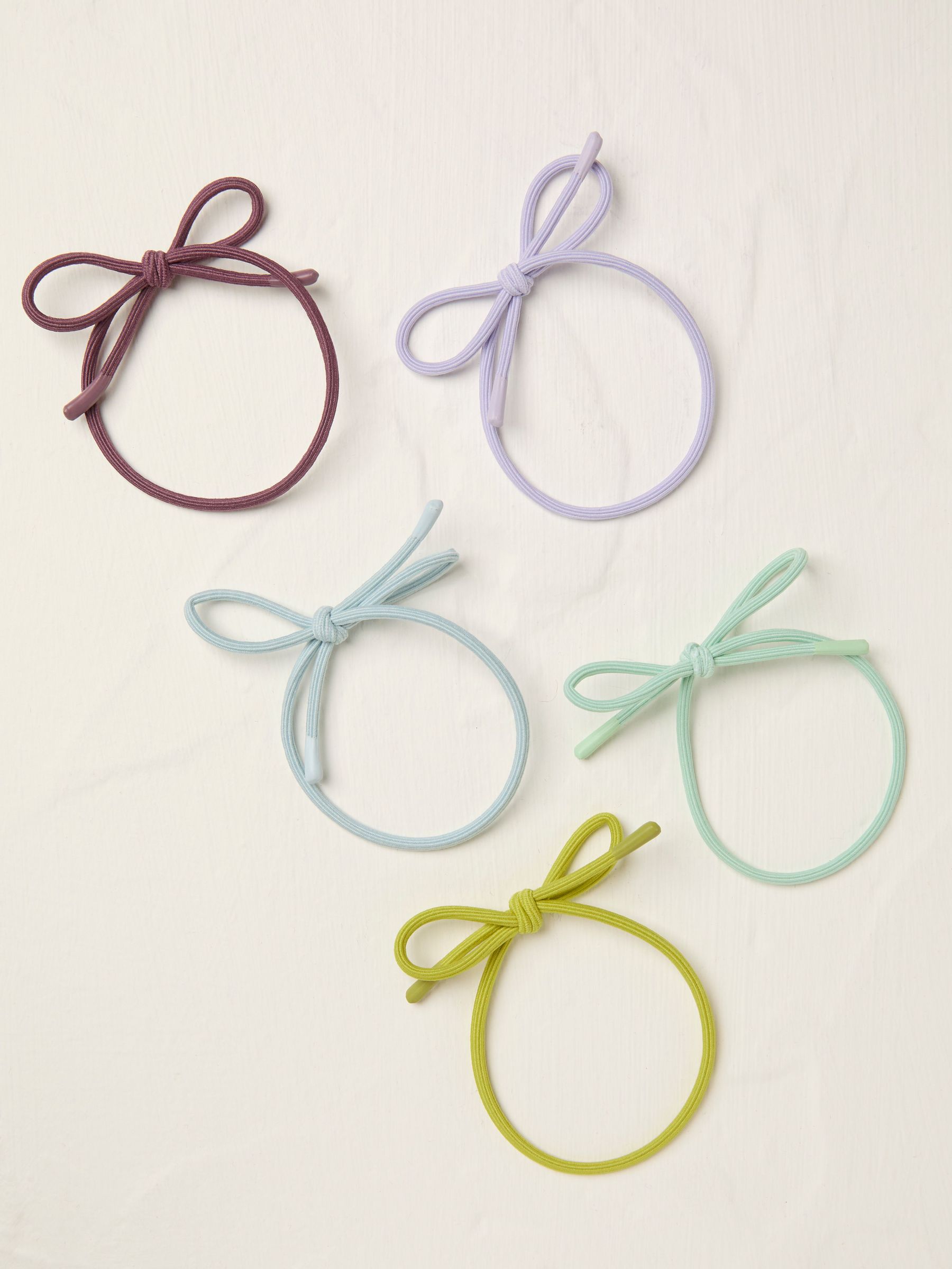 Green Bow Hair Elastics (AV2967) | $14