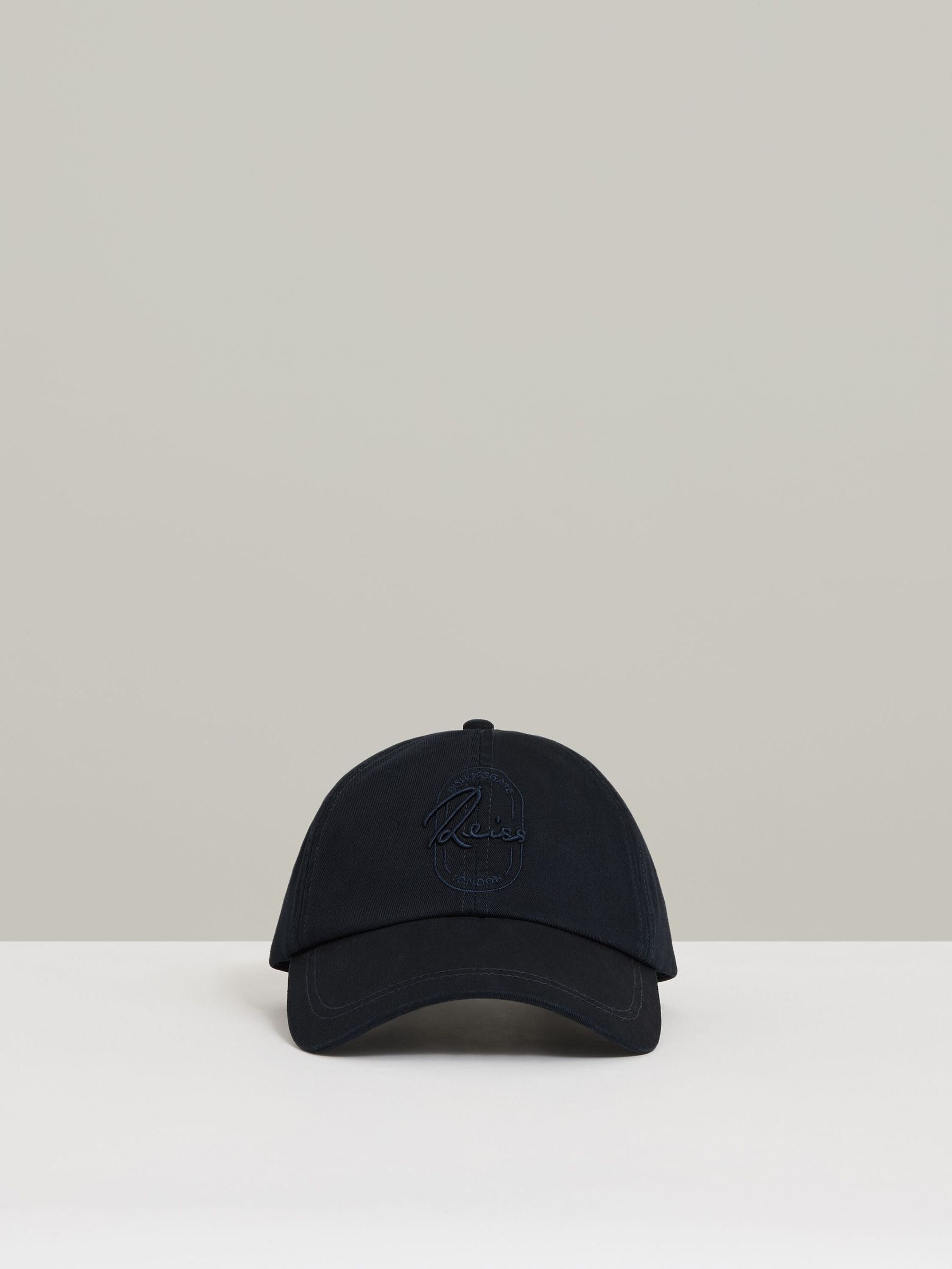 Cotton Logo-Embroidered Baseball Cap in Washed Navy (AW3604) | €70