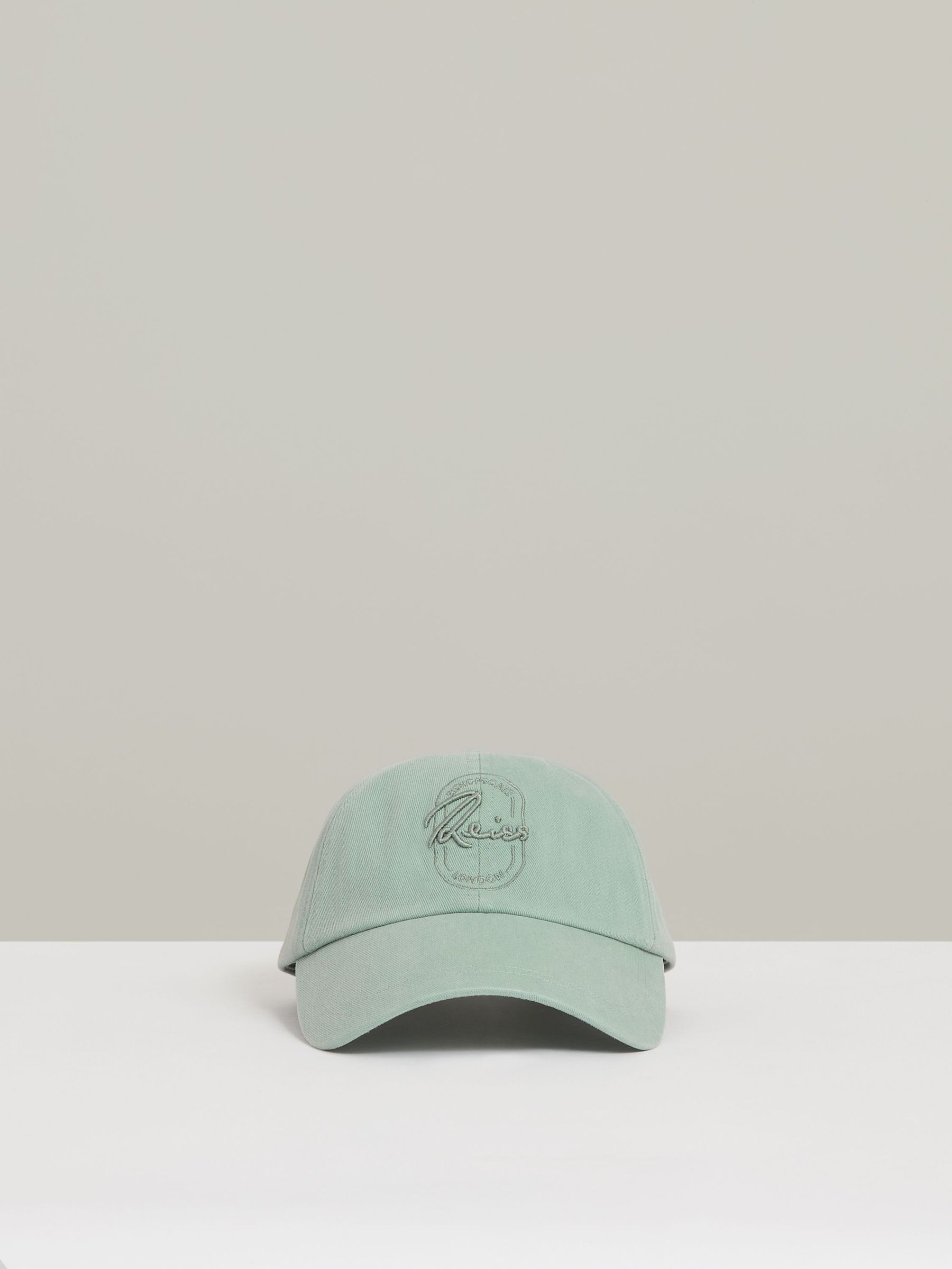Cotton Logo-Embroidered Baseball Cap in Washed Green (AW3624) | €70