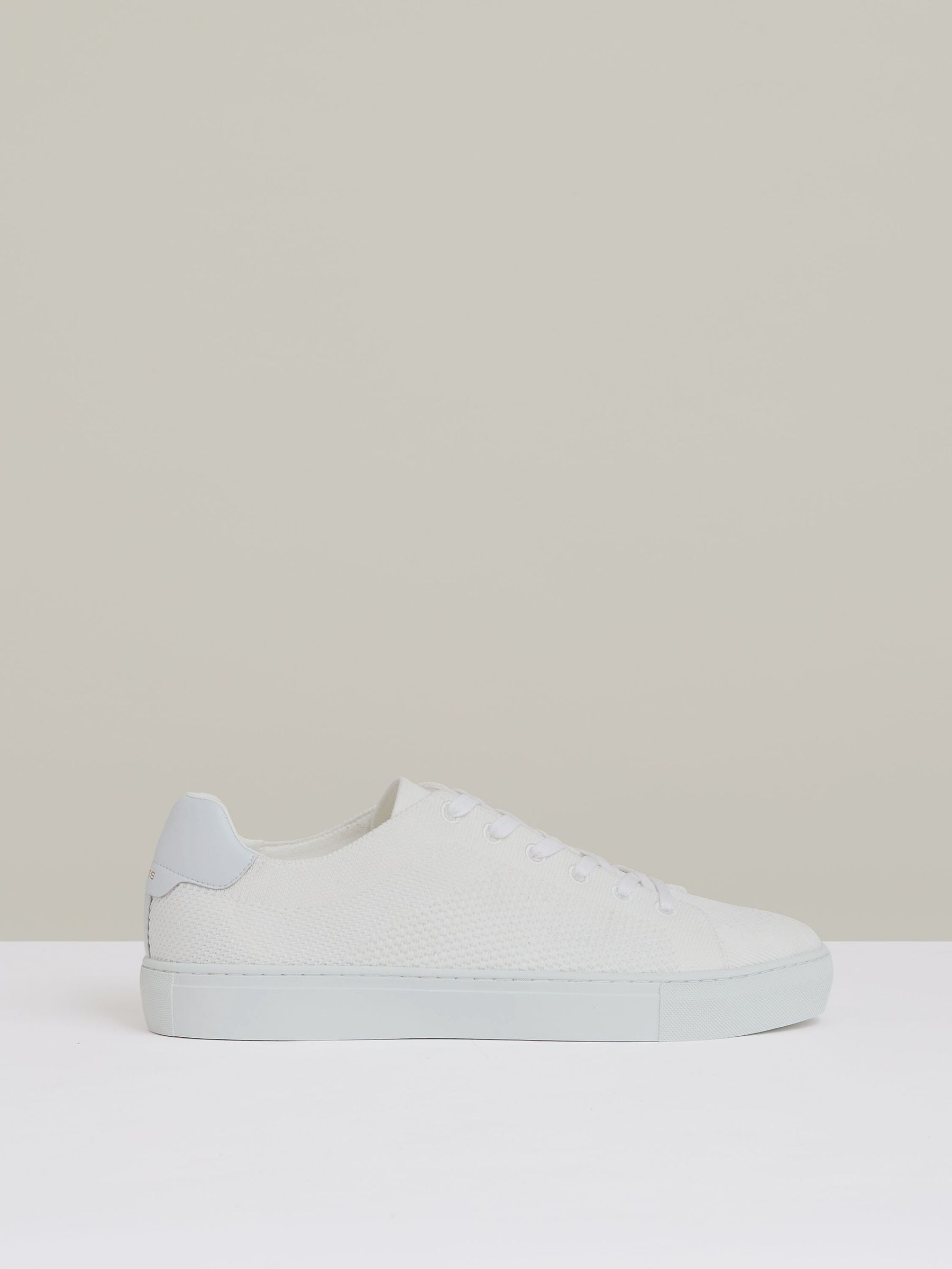 Knitted Low Top Trainers in White (AW3952) | US$225