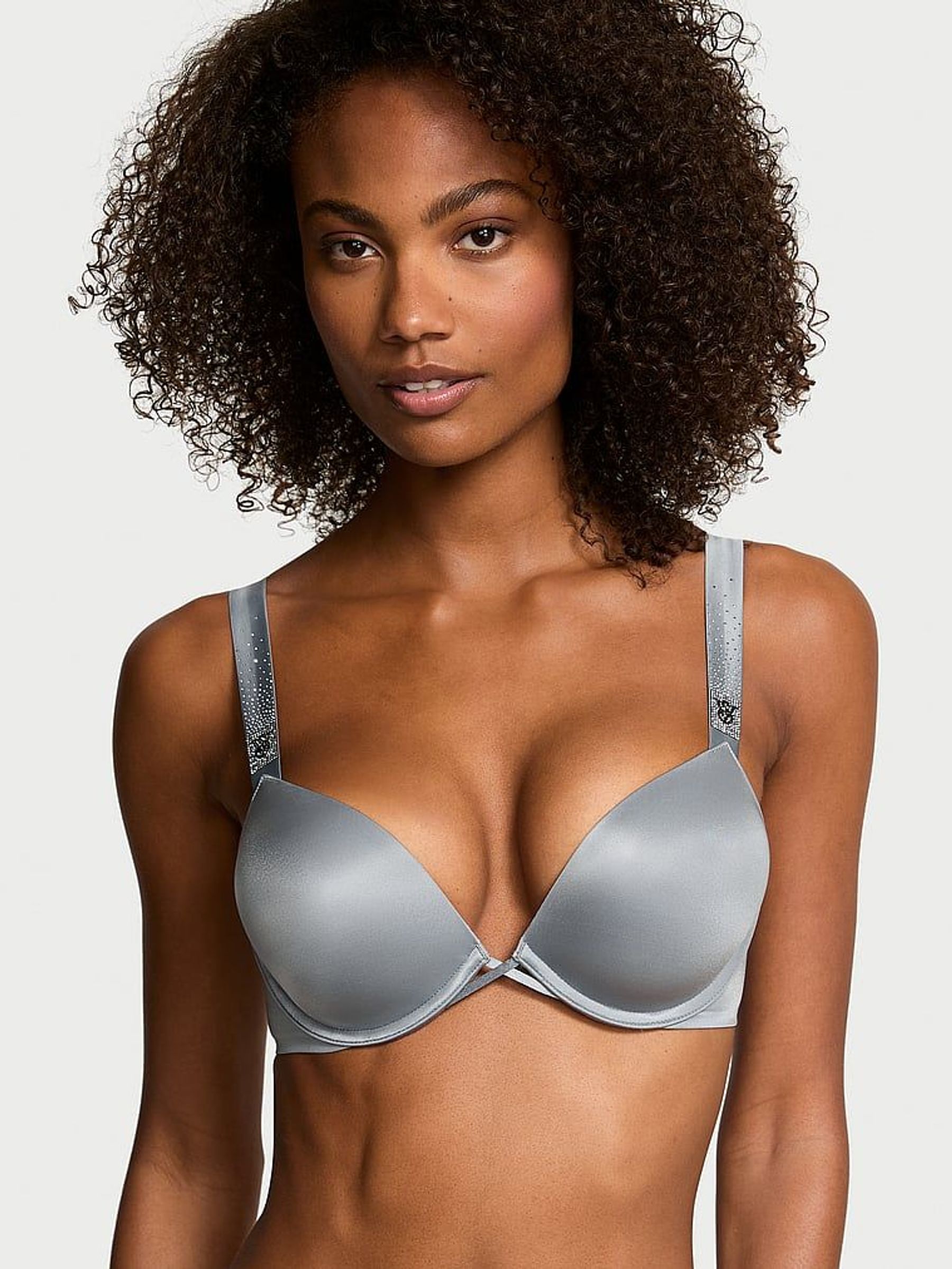 Asteroid Grey Add 2 Cups Push Up Bombshell Scattered Shine Strap Bra (AW6340) | €68