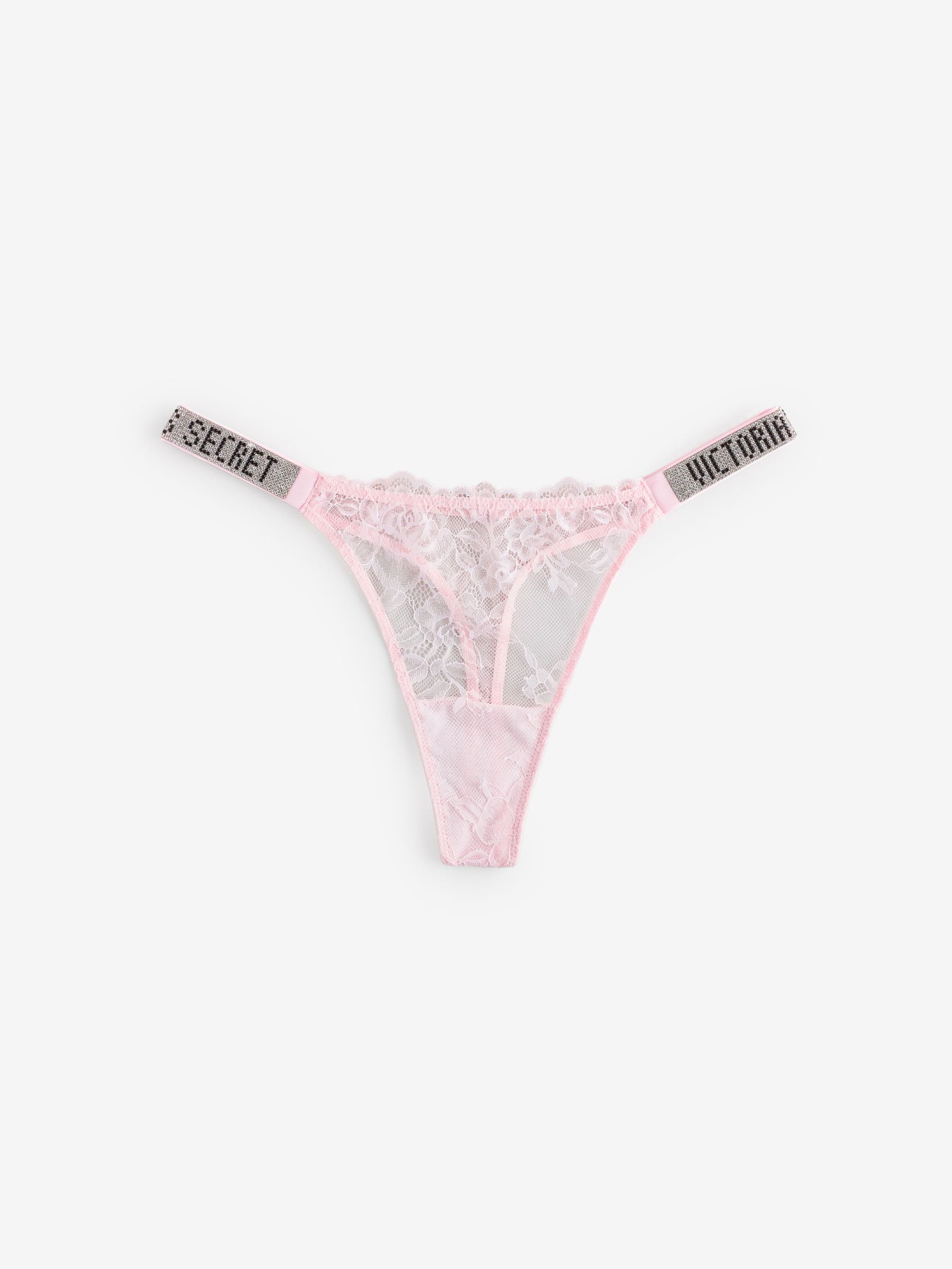 Angel Pink Thong Shine Strap Knickers (AW6345) | €22.50