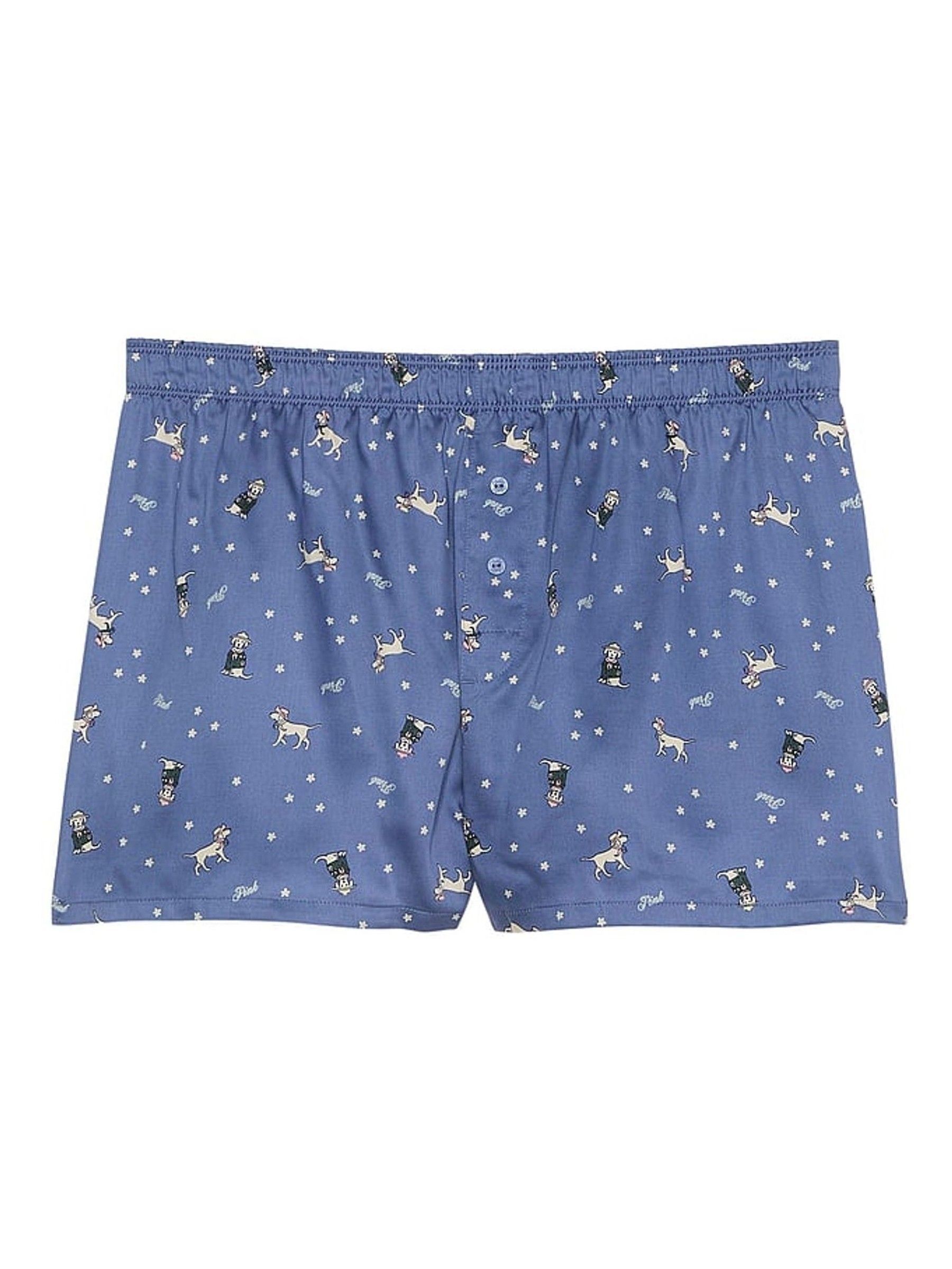 Dusty Iris Blue Short Pyjama Bottoms (AW6359) | €29