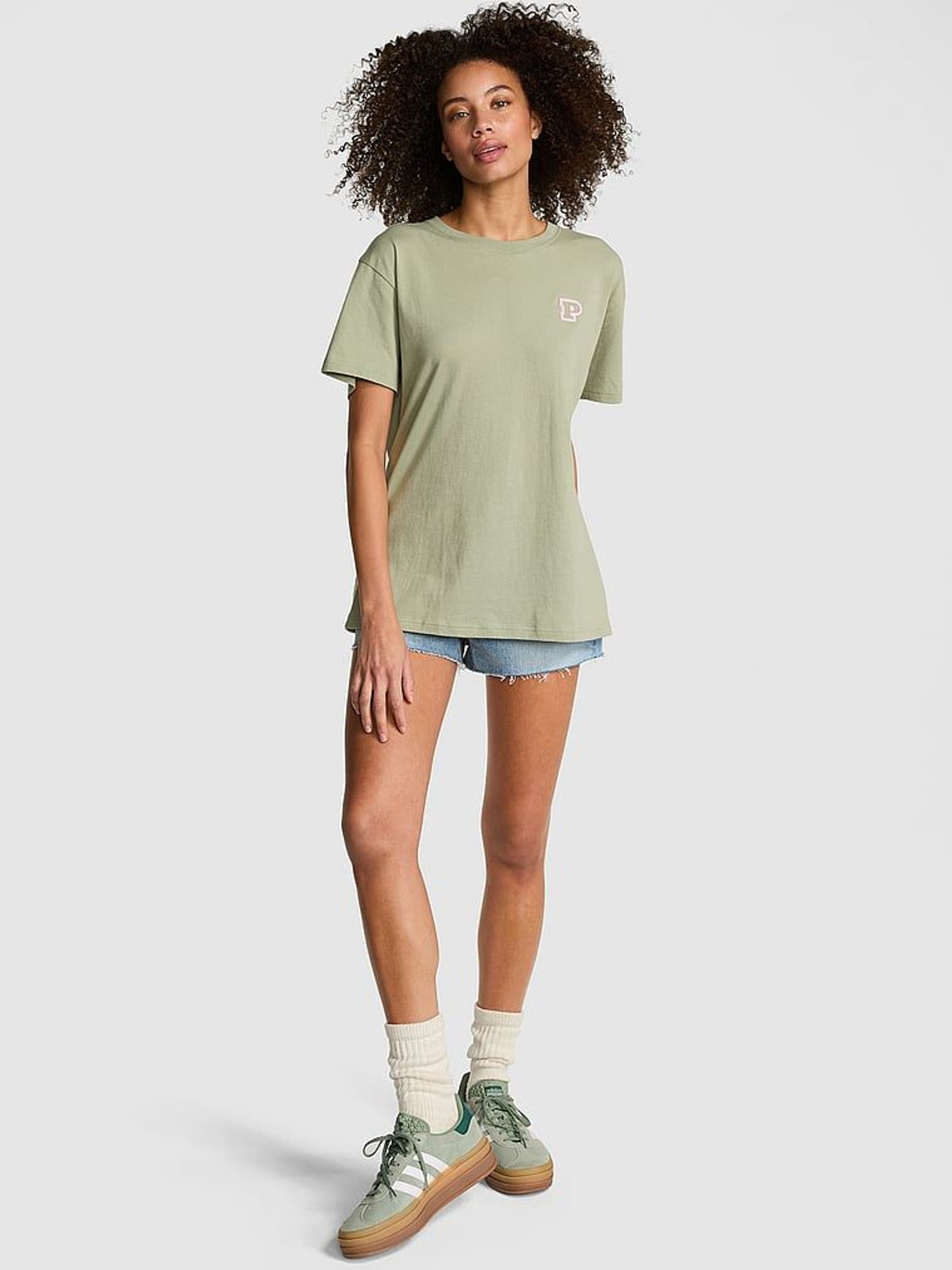 Green Garden Short Sleeve Oversized T-Shirt (AY0103) | €29