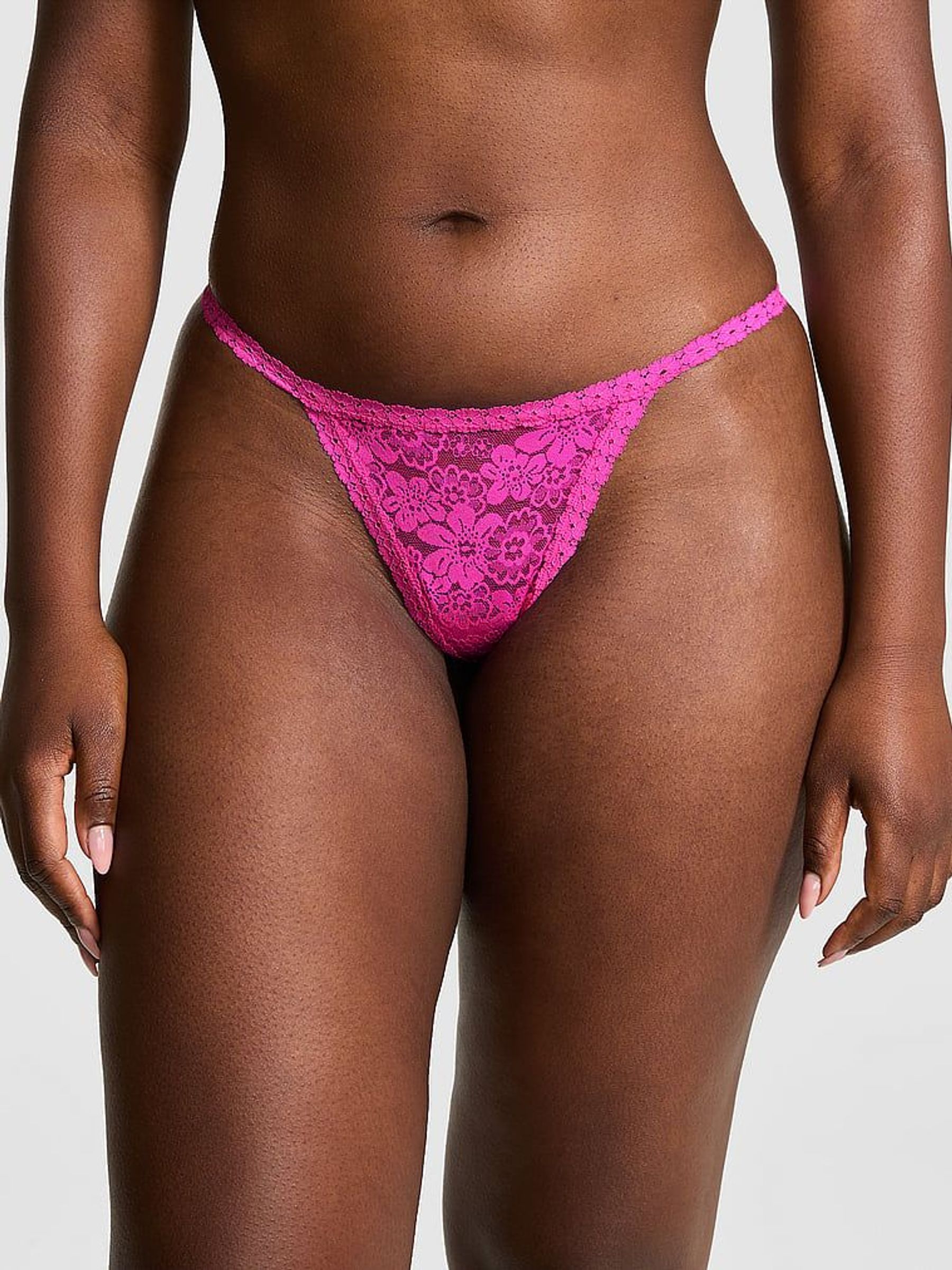Pink Gossip G String Floral Lace Knickers (AY0150) | €10.50