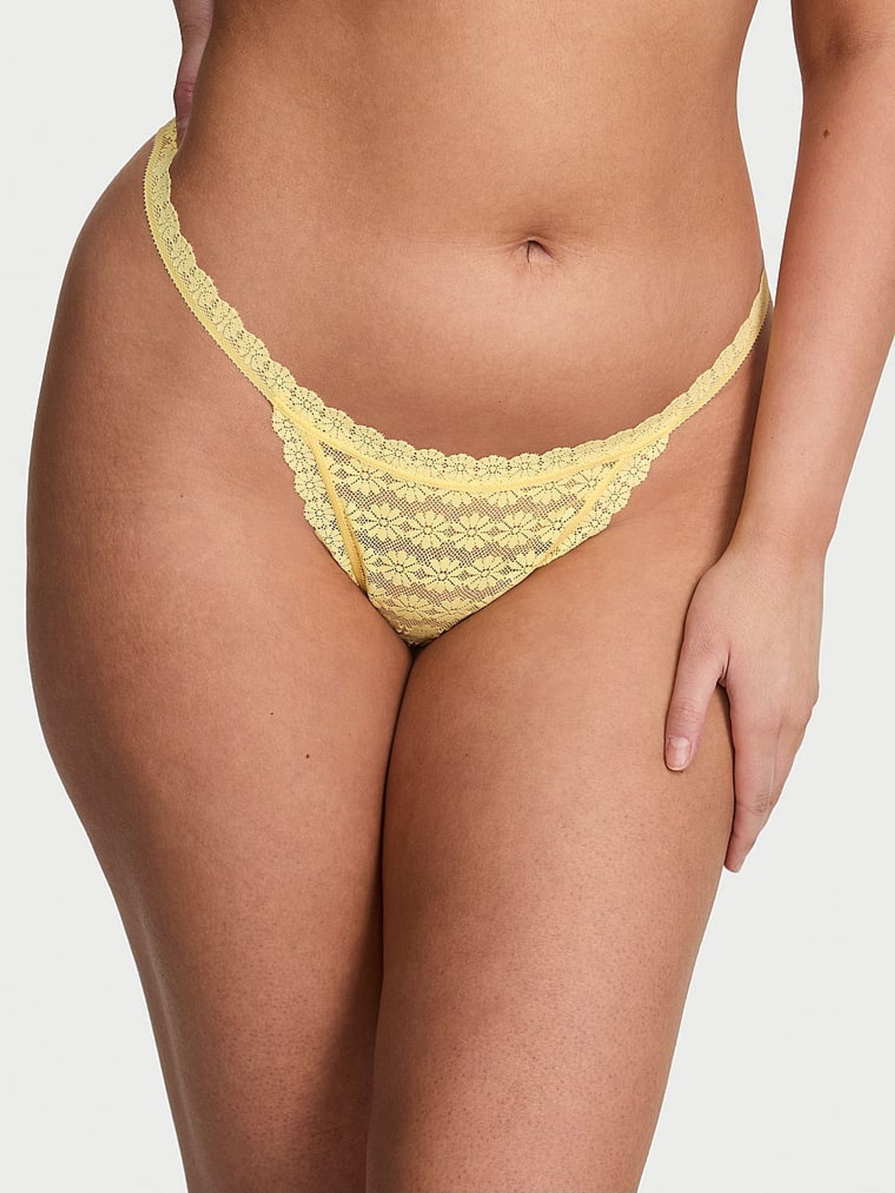 Yellow Tulip Thong Knickers (AY0435) | €10.50