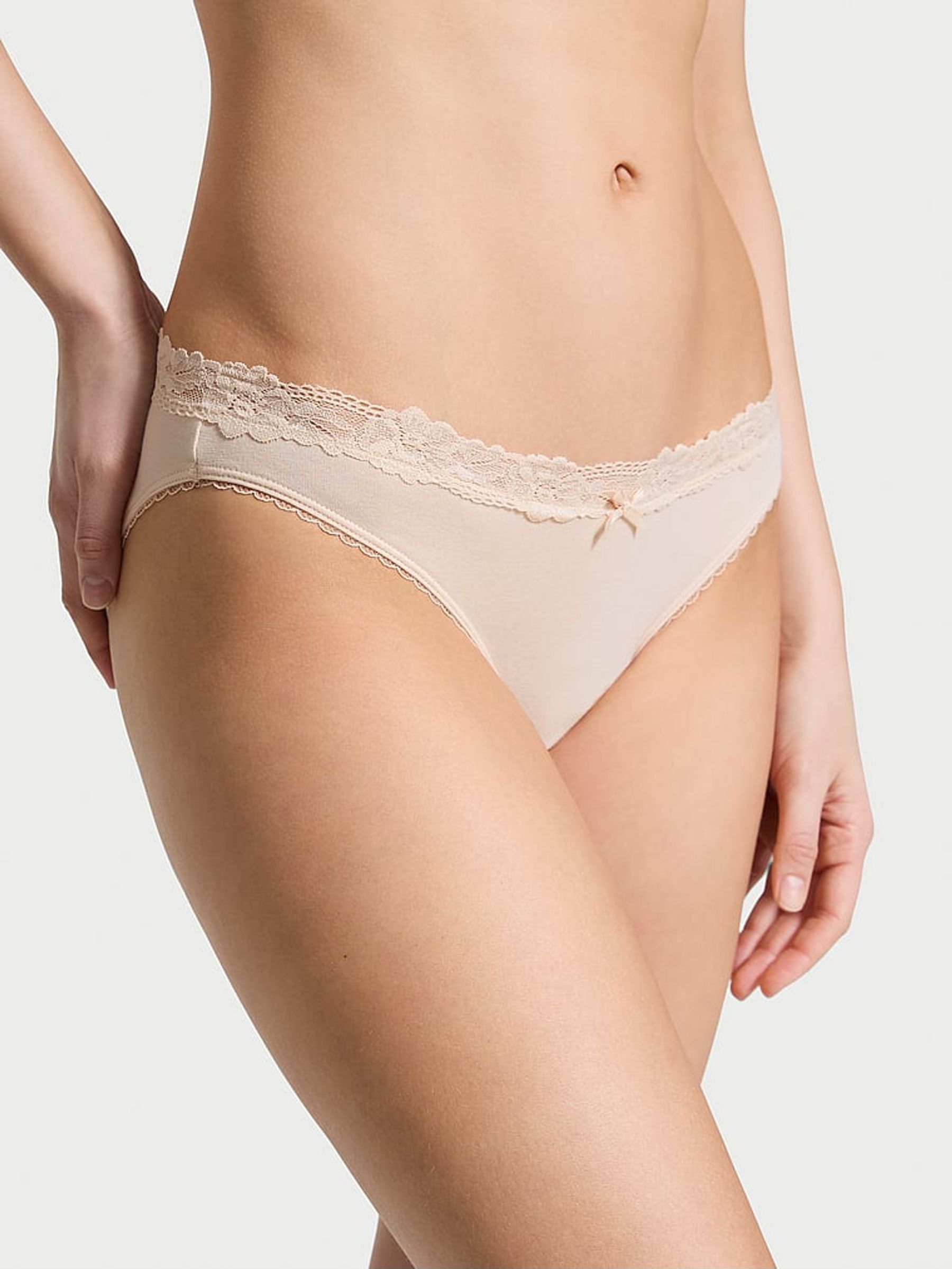 Marzipan Nude Bikini Lace Waist Knickers (AY0445) | €10.50