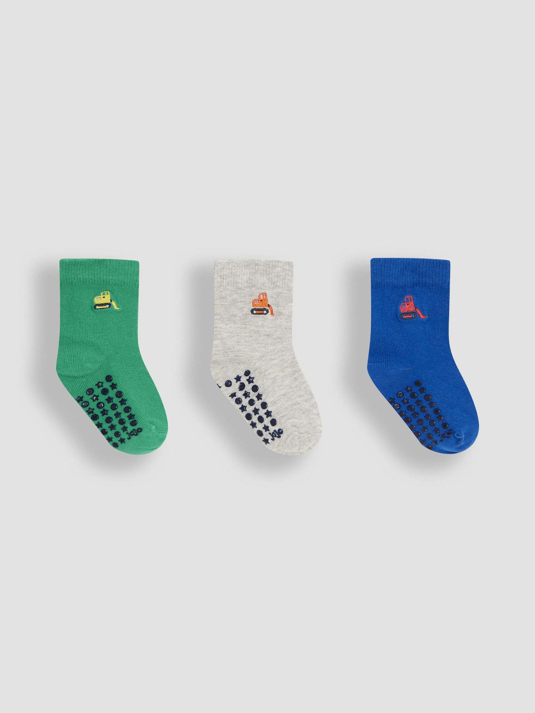 Blue Printed Socks 3 Pack (AY1347) | $16