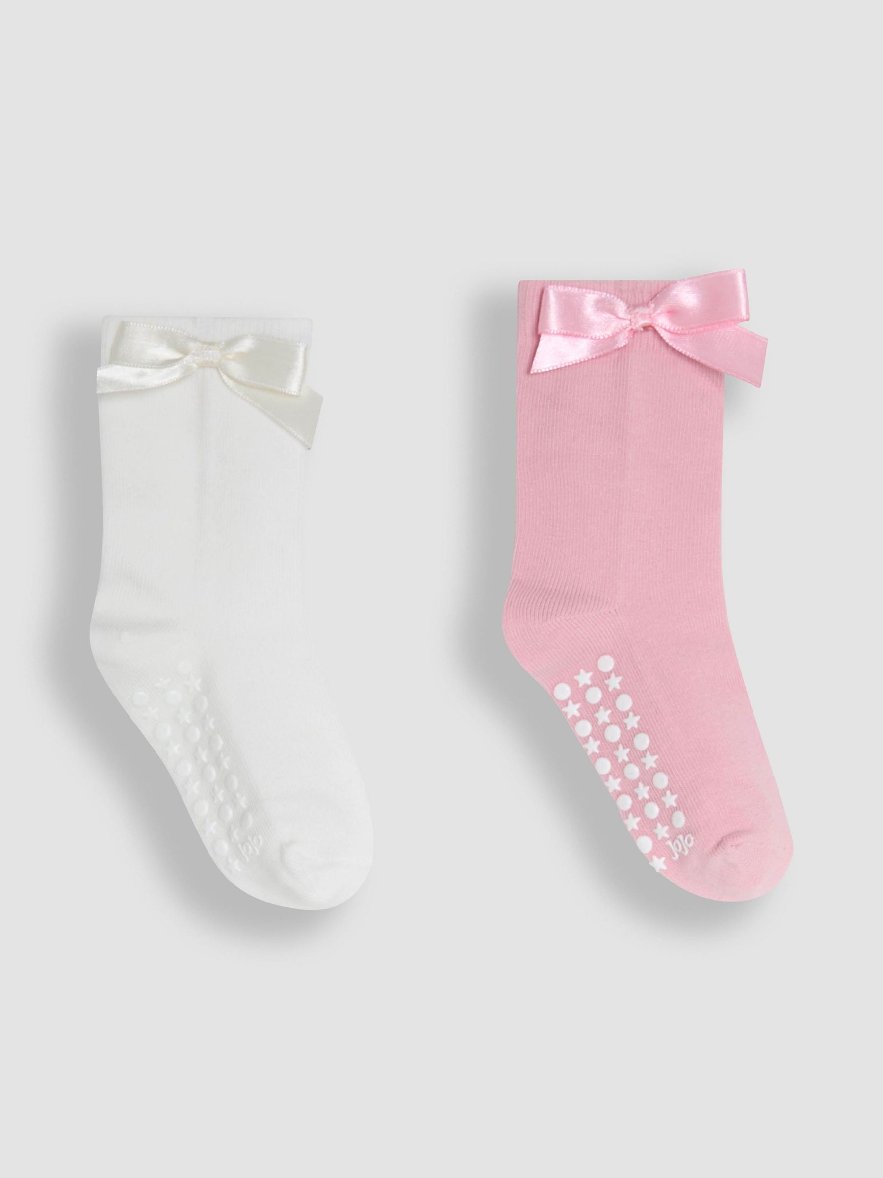 Pink Bow Socks 2 Pack (AY1365) | $16