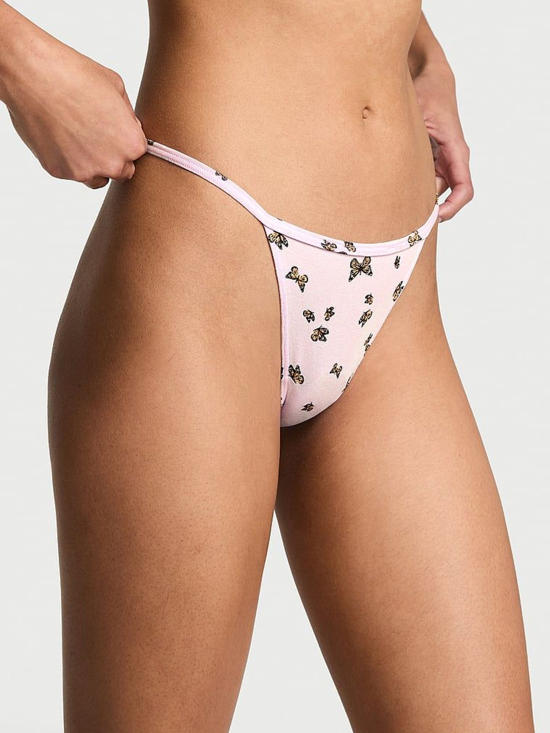 Delicate Violet Purple Butterfly G String Knickers (AY1537) | €10.50