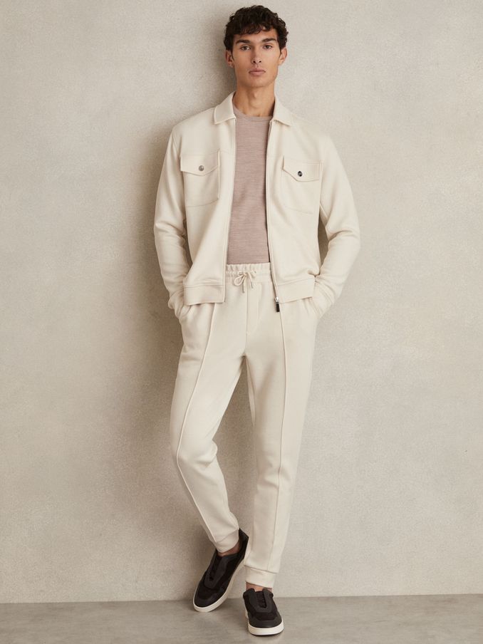 Drawstring Jersey Joggers in Off White (AY3377) | €140