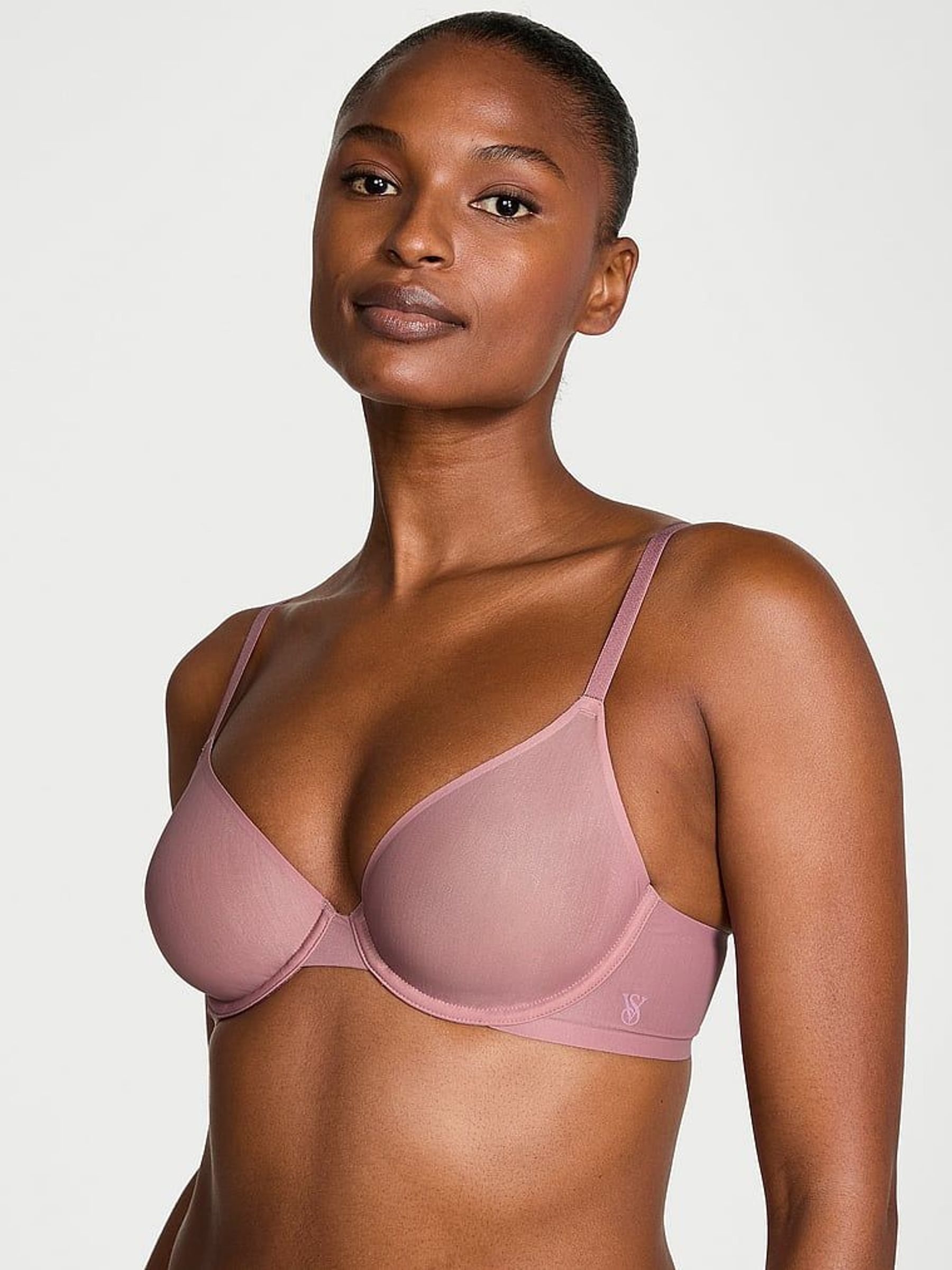Nostalgia Rose Pink SheerSmoothing™ Unlined Demi Bra (AY4485) | €40