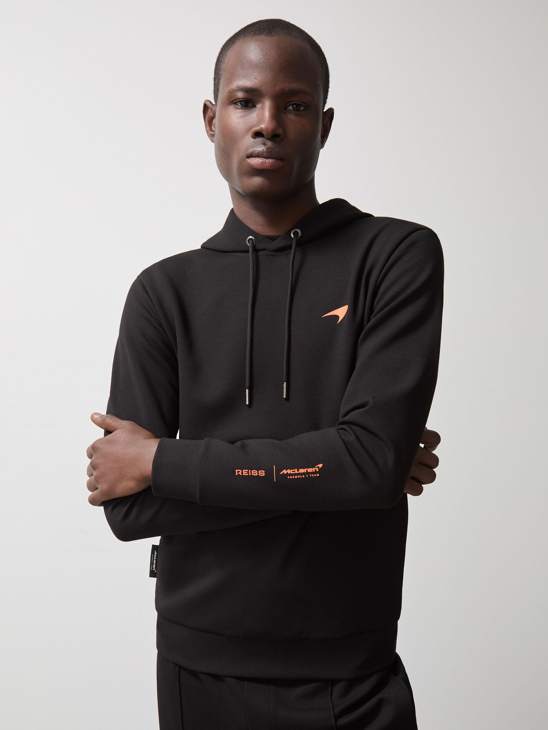 McLaren F1 Team Interlock Hoodie in Black (AY7547) | €195